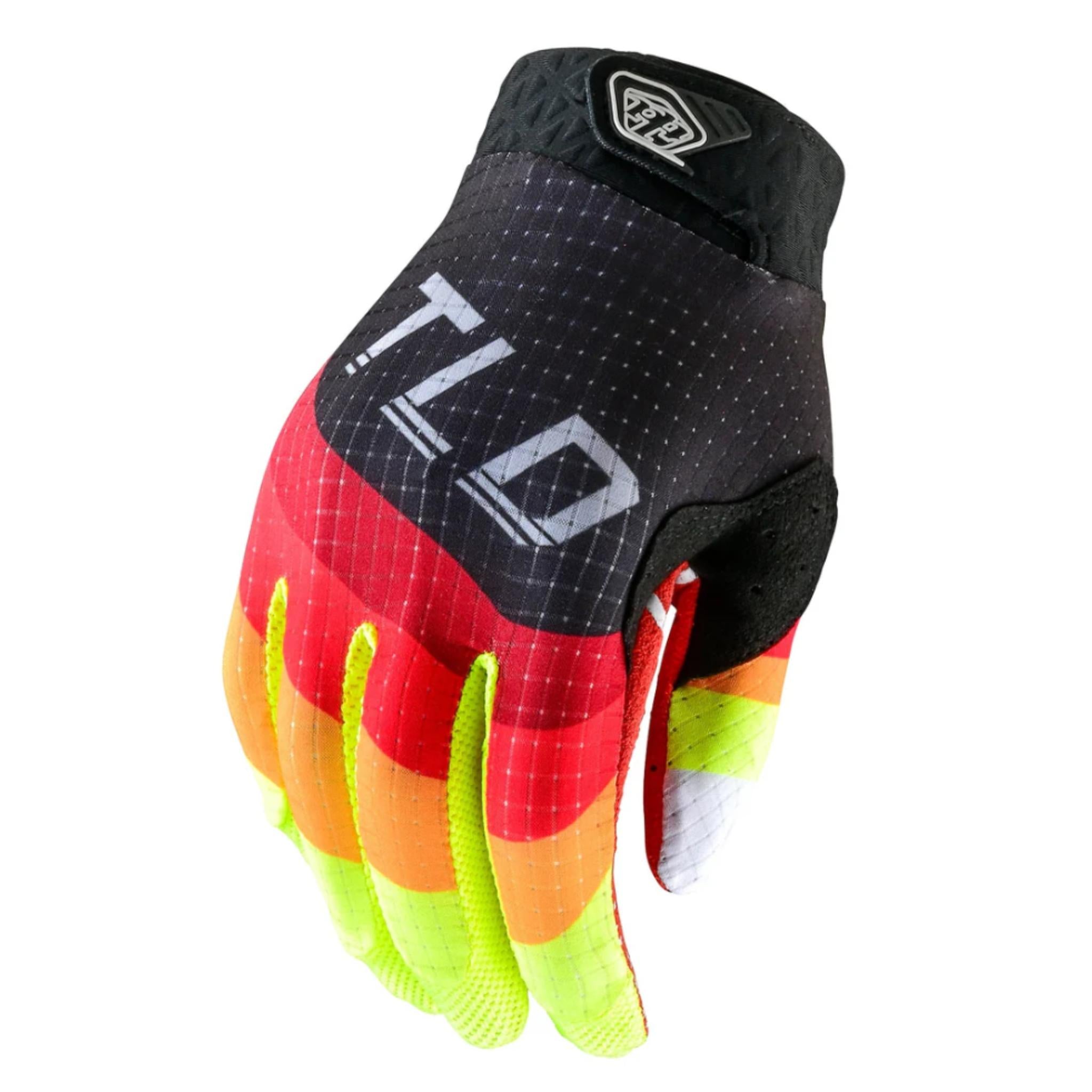 Troy Lee Designs Air Youth Gloves 2024 Reverb - Black/Yellow / Y-L