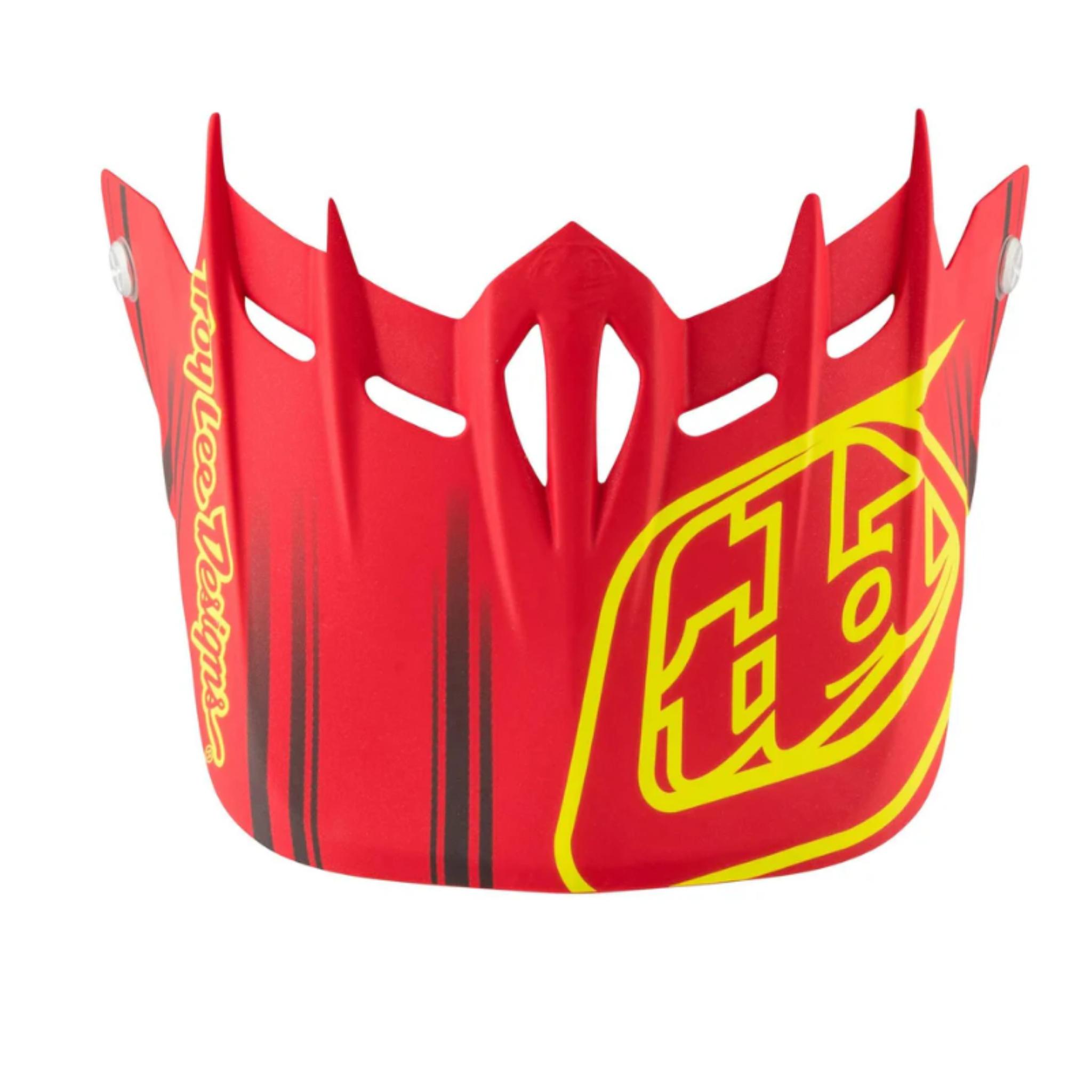 Troy Lee Designs D2 Helmet Replacement Visor Fusion Red