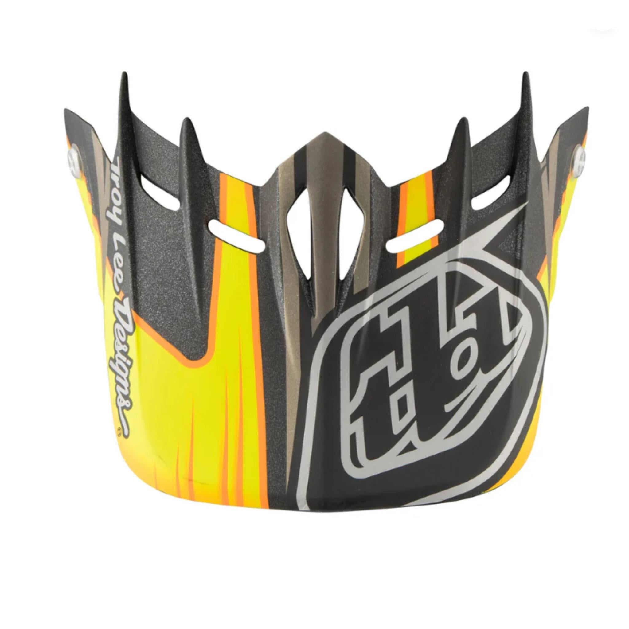 Troy Lee Designs D2 Helmet Replacement Visor Pulse Black