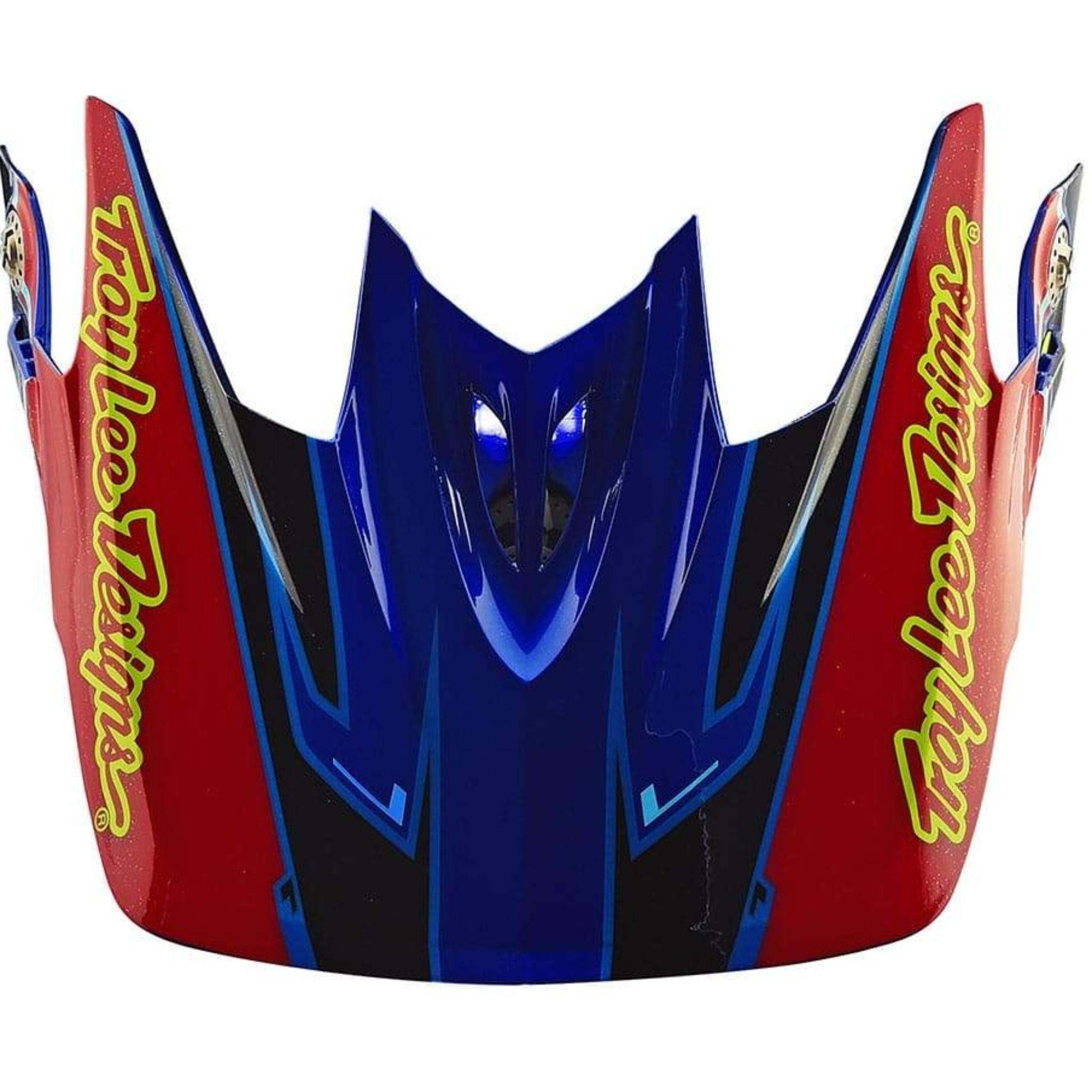 Troy Lee Designs D3 Visor Cadence Yellow/Red