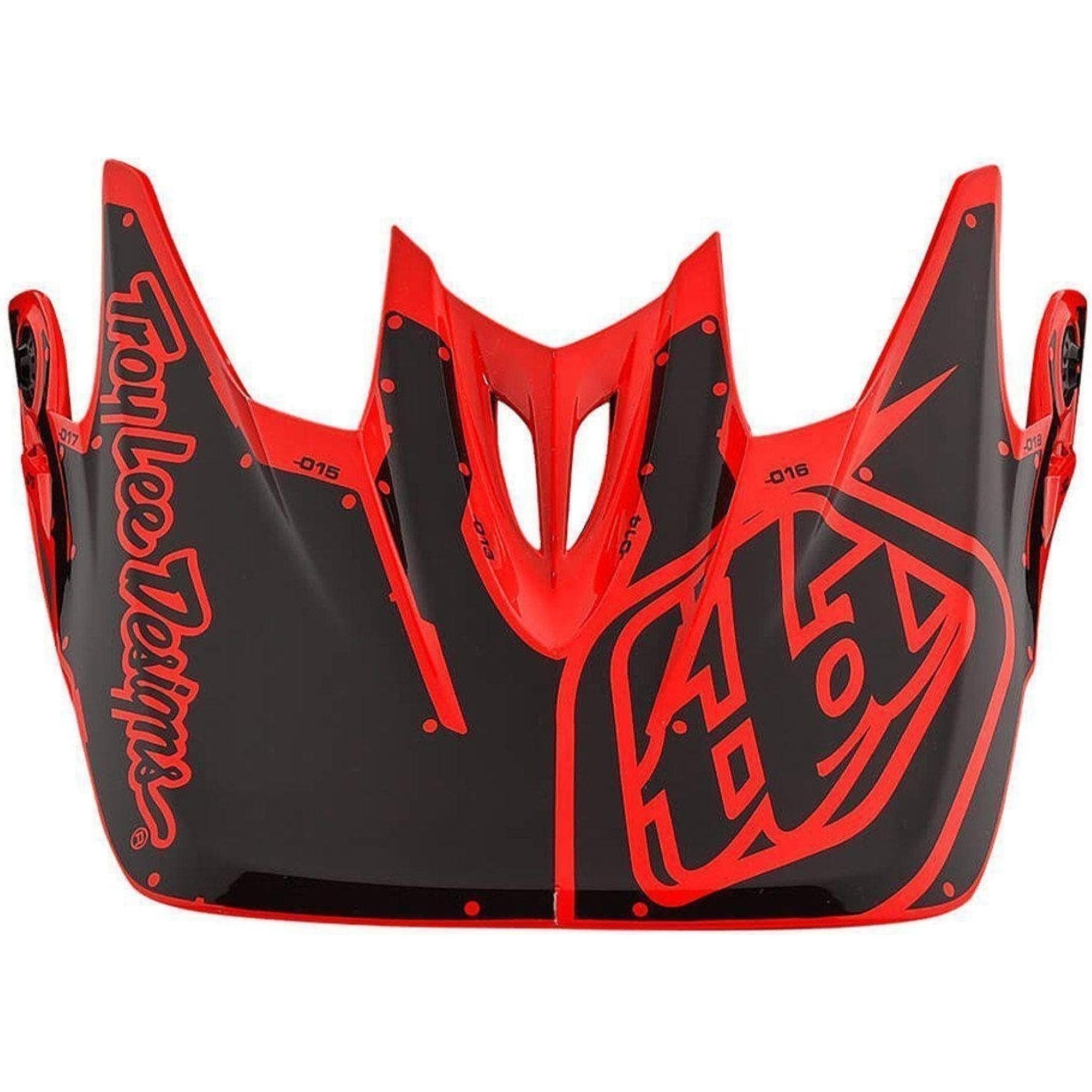 Troy Lee Designs D3 Visor Longshot Orange