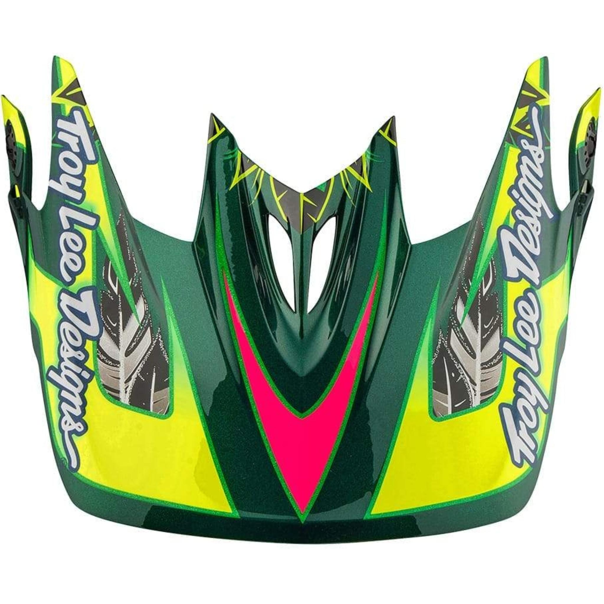 Troy Lee Designs D3 Visor Nightfall Green
