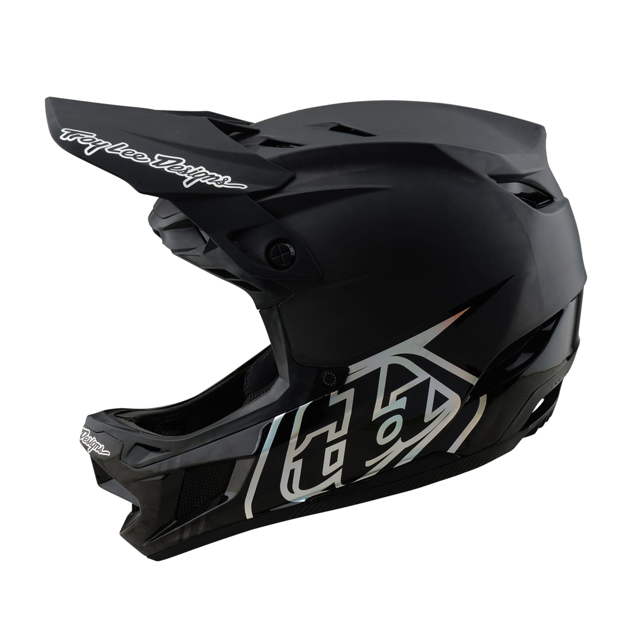 Troy Lee Designs D4 Carbon Helmet Stealth - Black / XXL