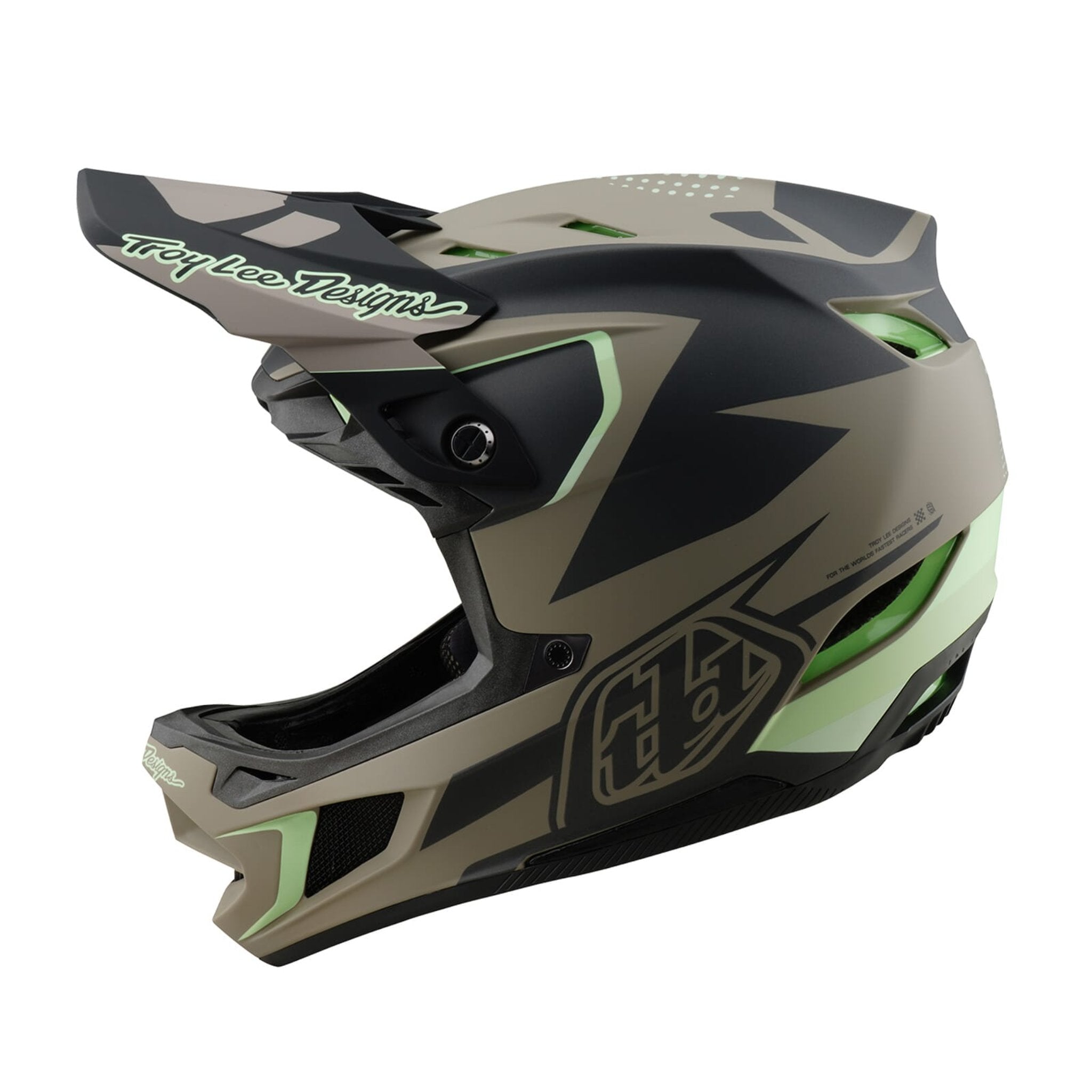 Troy Lee Designs D4 Composite Helmet Optic - Timber / M