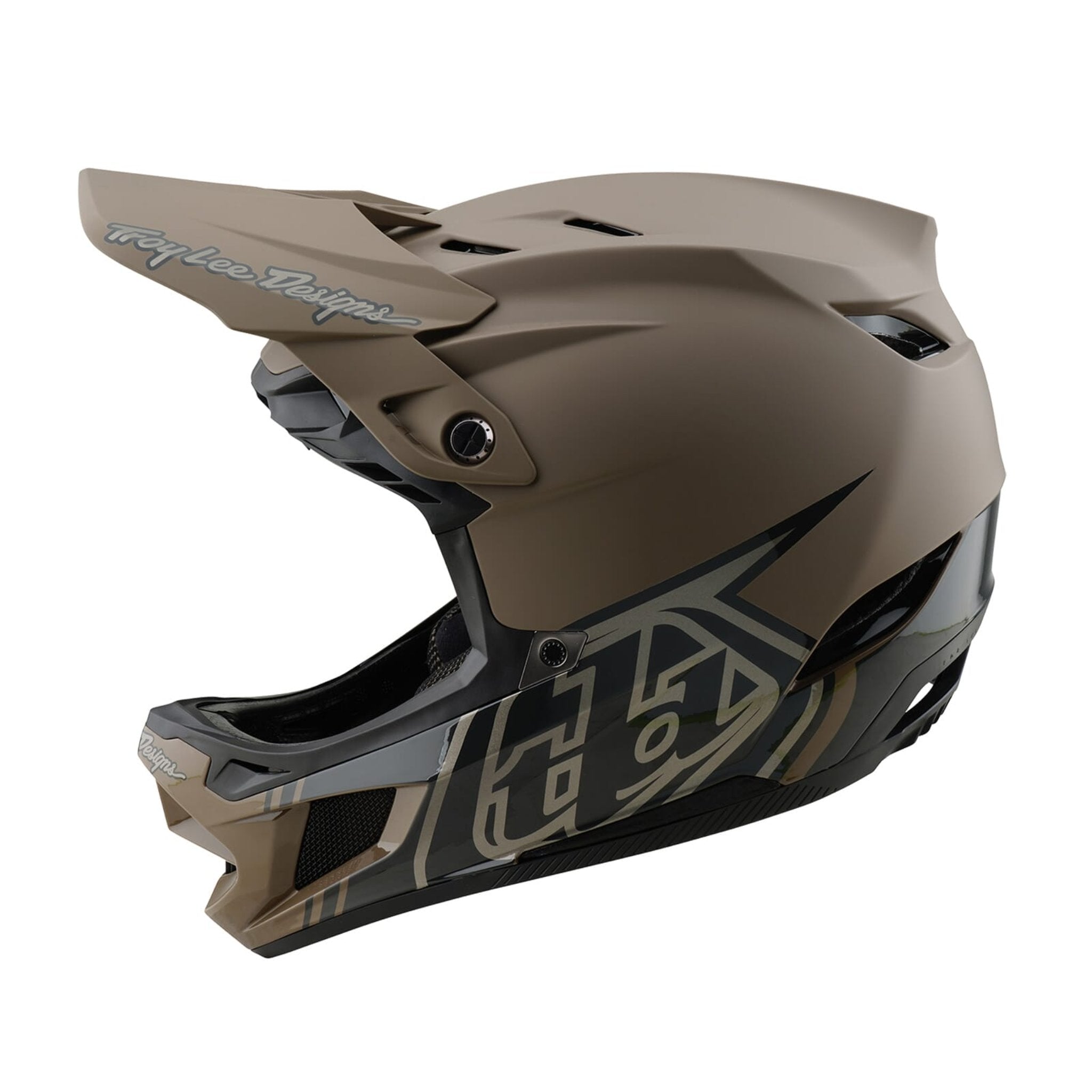 Troy Lee Designs D4 Composite Helmet Stealth - Caper / M