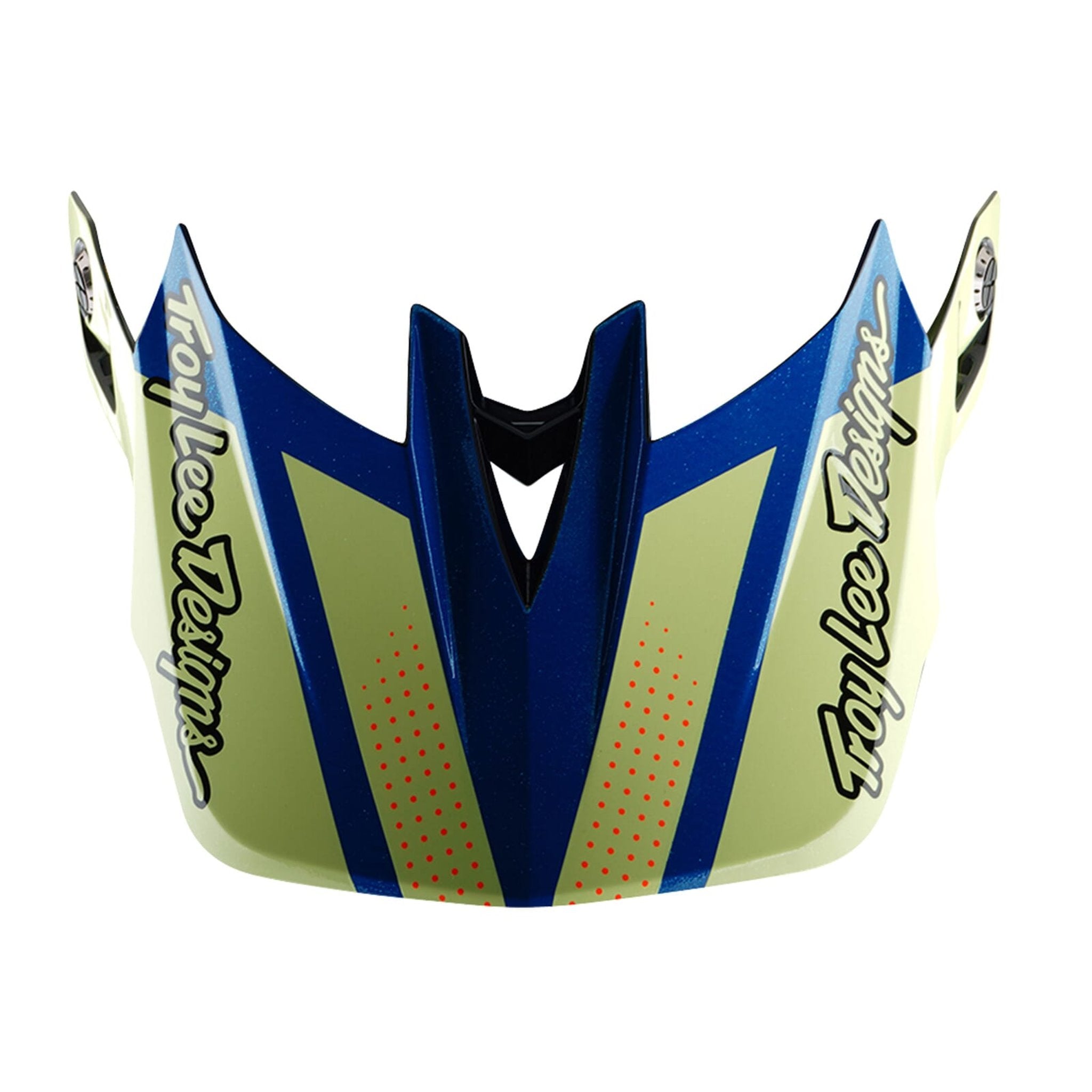 Troy Lee Designs D4 Helmet Replacement Visor Drip - Glo Yellow