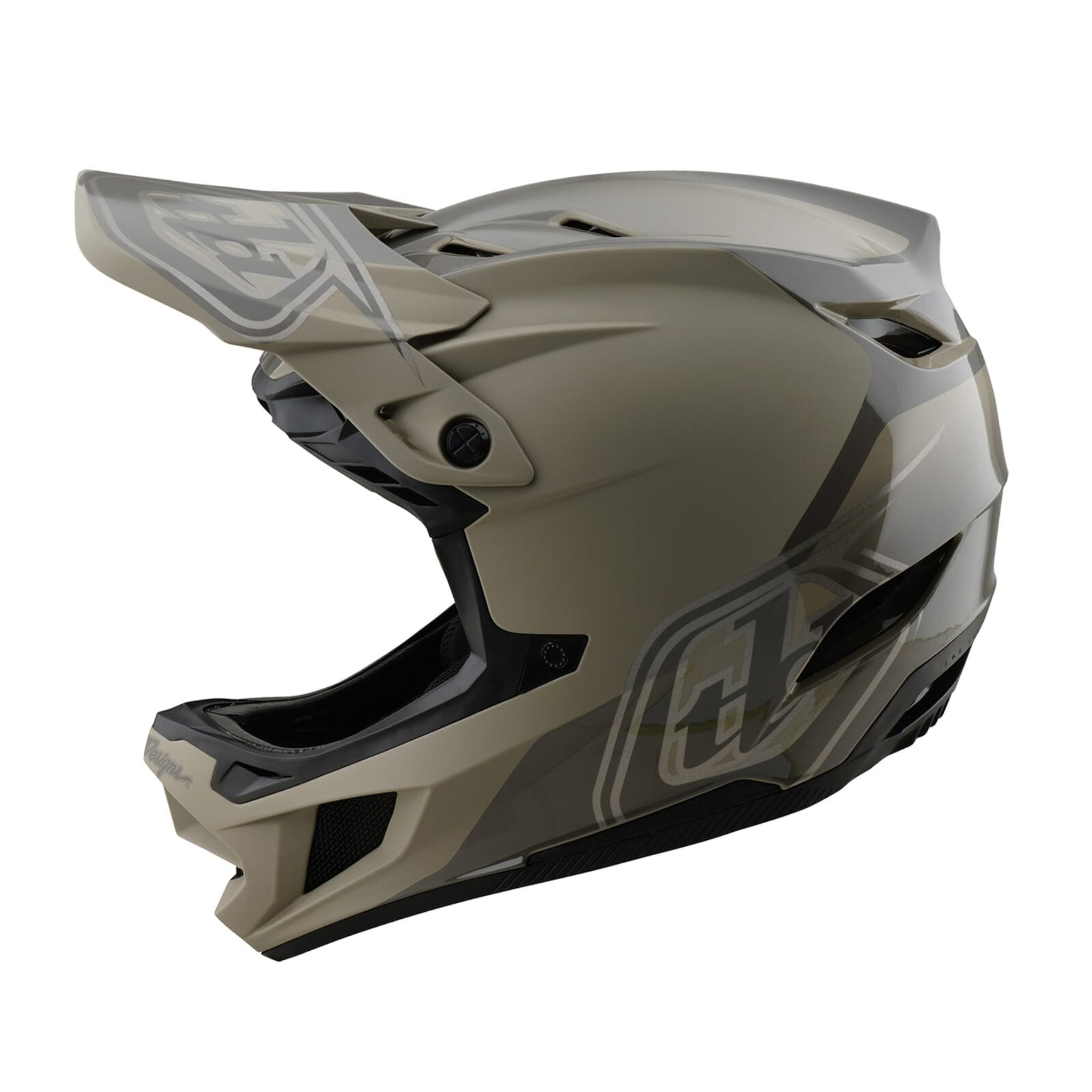 Troy Lee Designs D4 Polyacrylite Helmet Shadow - Timber / XS
