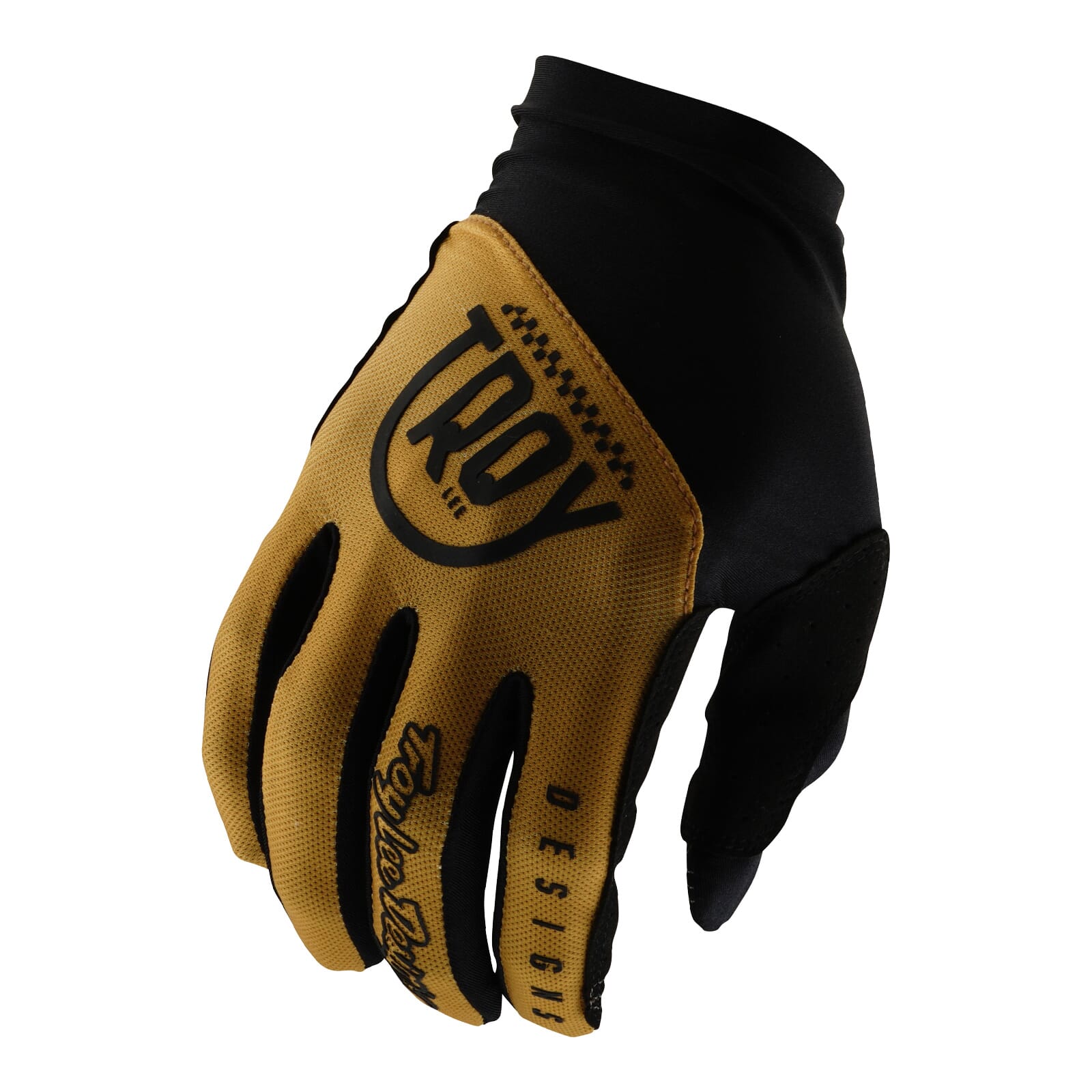 Troy Lee Designs Flowline Gloves Eyez - Gold / S