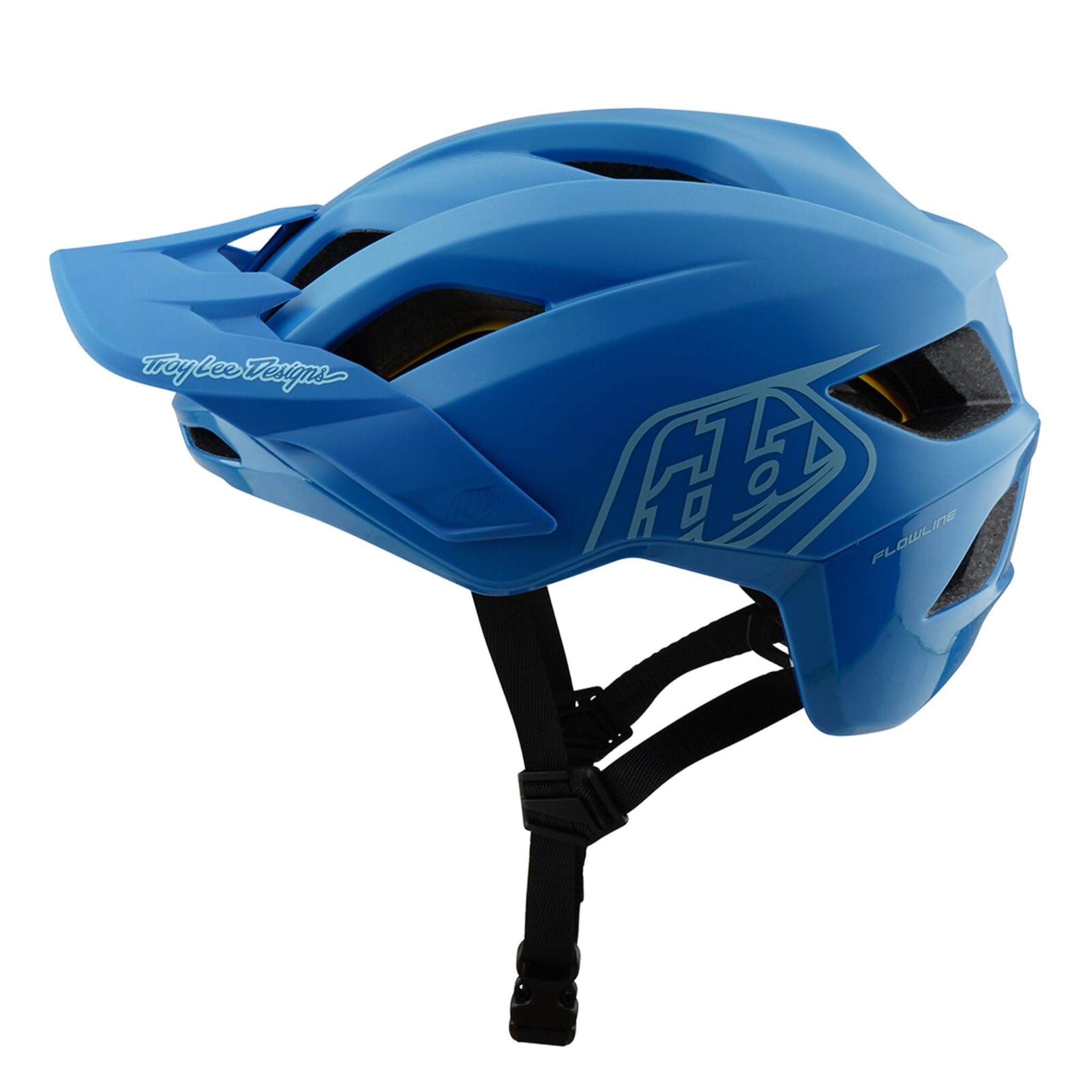 Troy Lee Designs Flowline MIPS Helmet Point - Cobalt/Blue / M/L