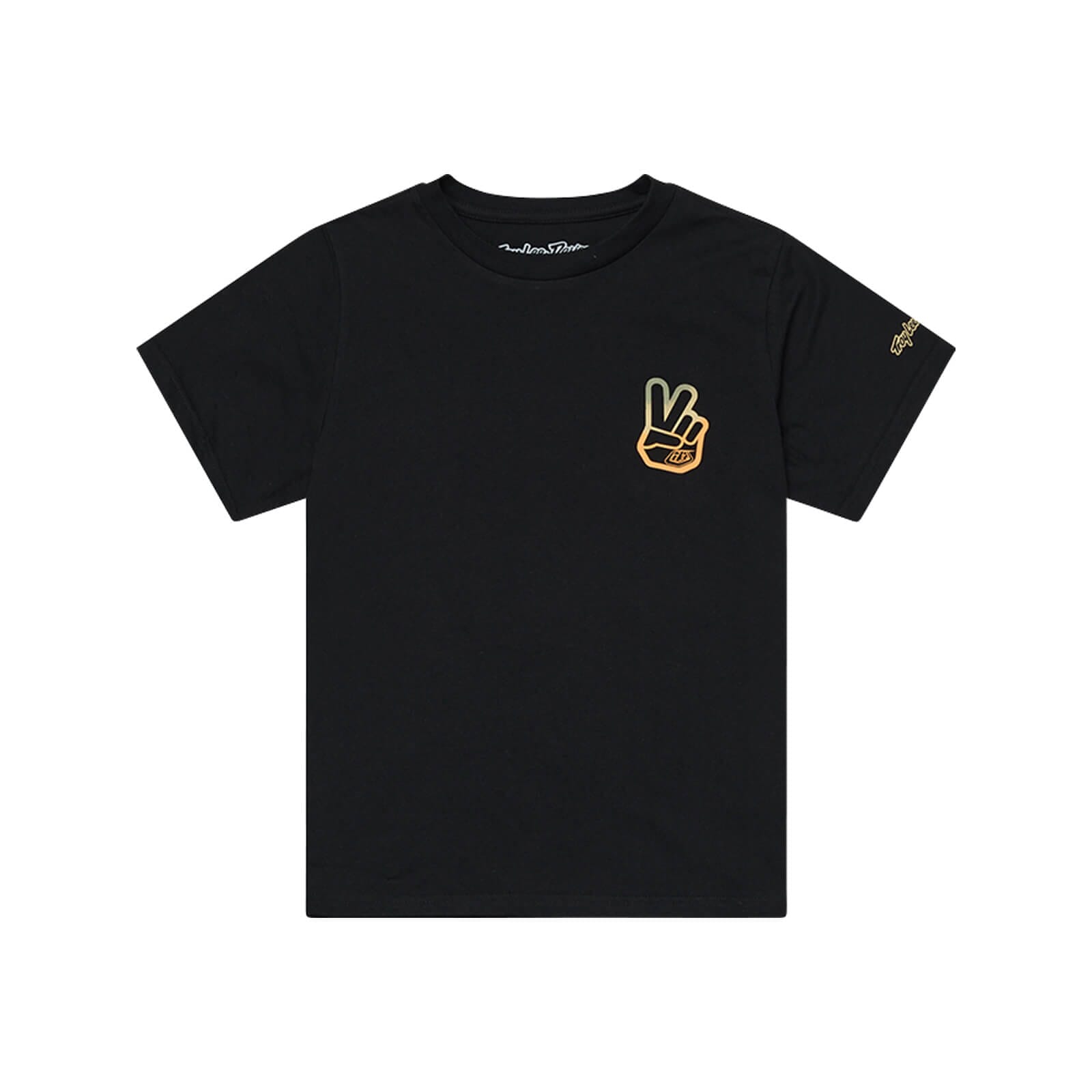 Troy Lee Designs Peace Out Youth Short Sleeve T-Shirt Black / S