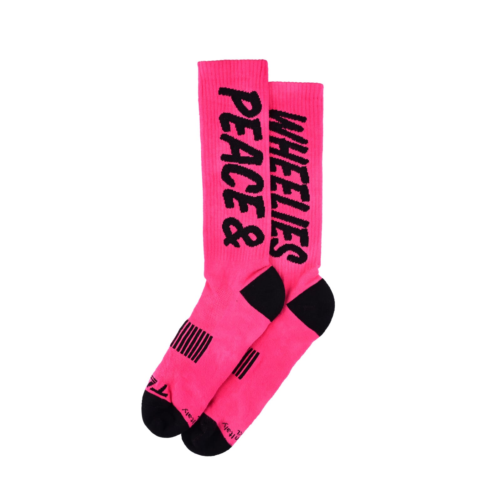 Troy Lee Designs Performance Socks Peace & Wheelies - Fuscia / S/M