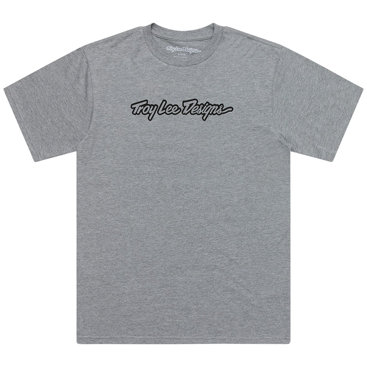 Troy Lee Designs Signature T-Shirt Signature - Grey Heather / S