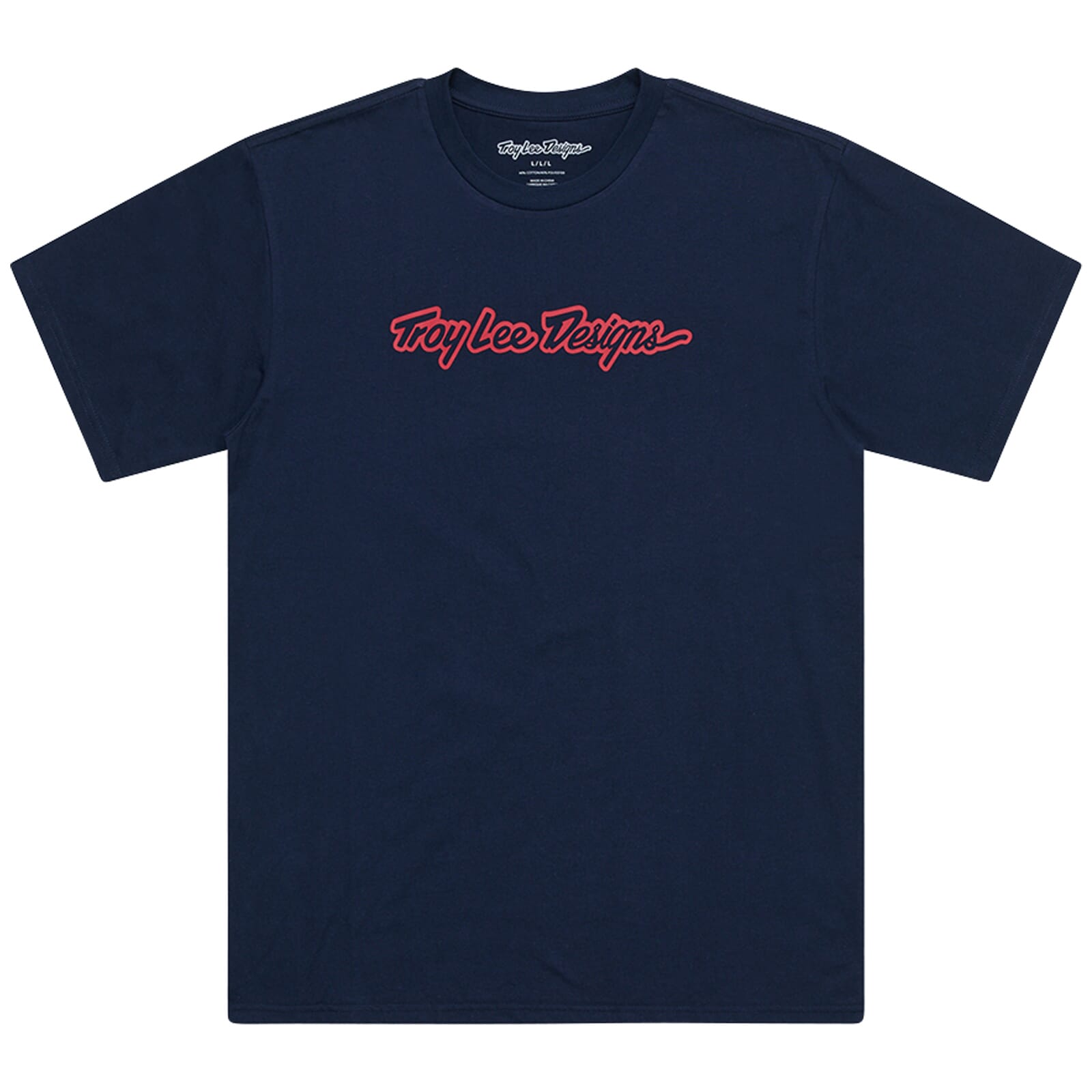 Troy Lee Designs Signature T-Shirt Signature - Navy / S