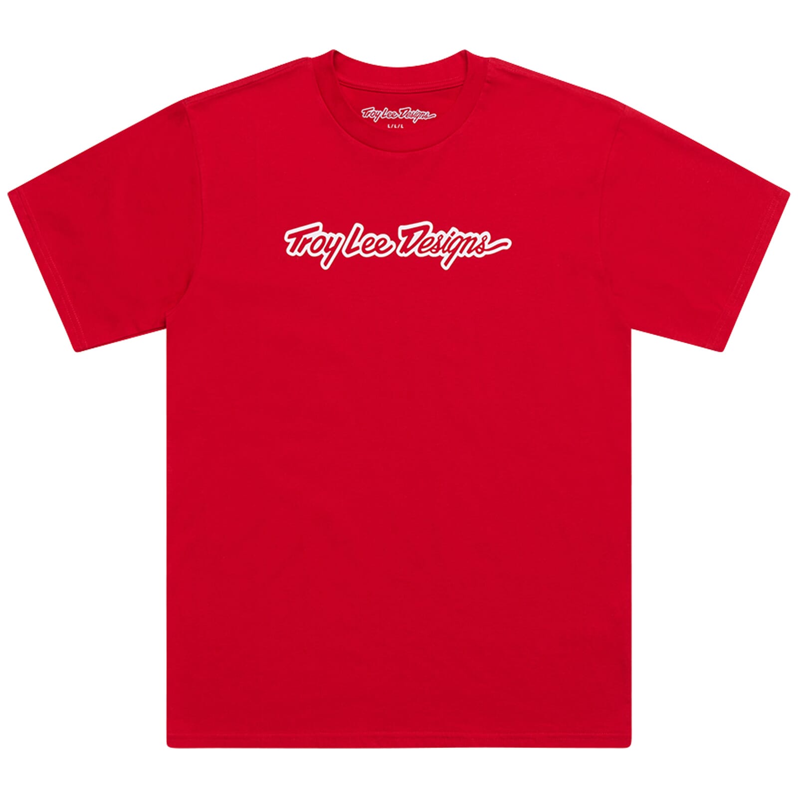Troy Lee Designs Signature T-Shirt Signature - Team Red / S