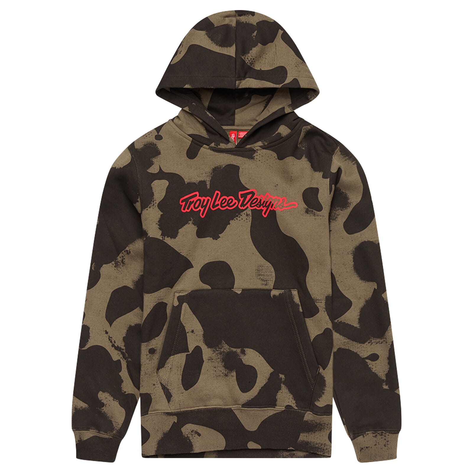 Troy Lee Designs Signature Youth Pullover Olive Camo / S