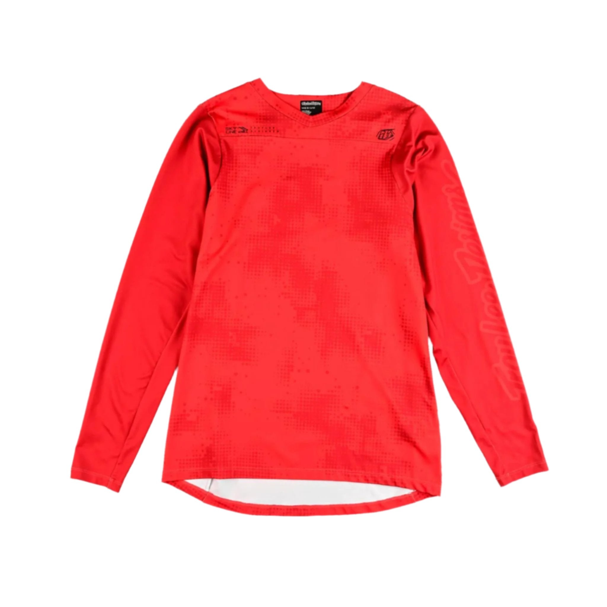 Troy Lee Designs Skyline LS Chill Jersey Scattered - Fire Orange / S