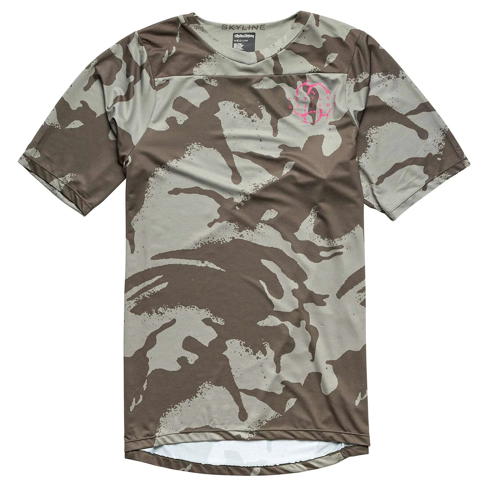 Troy Lee Designs Skyline SS Jersey Shadow Camo - Olive / XXL