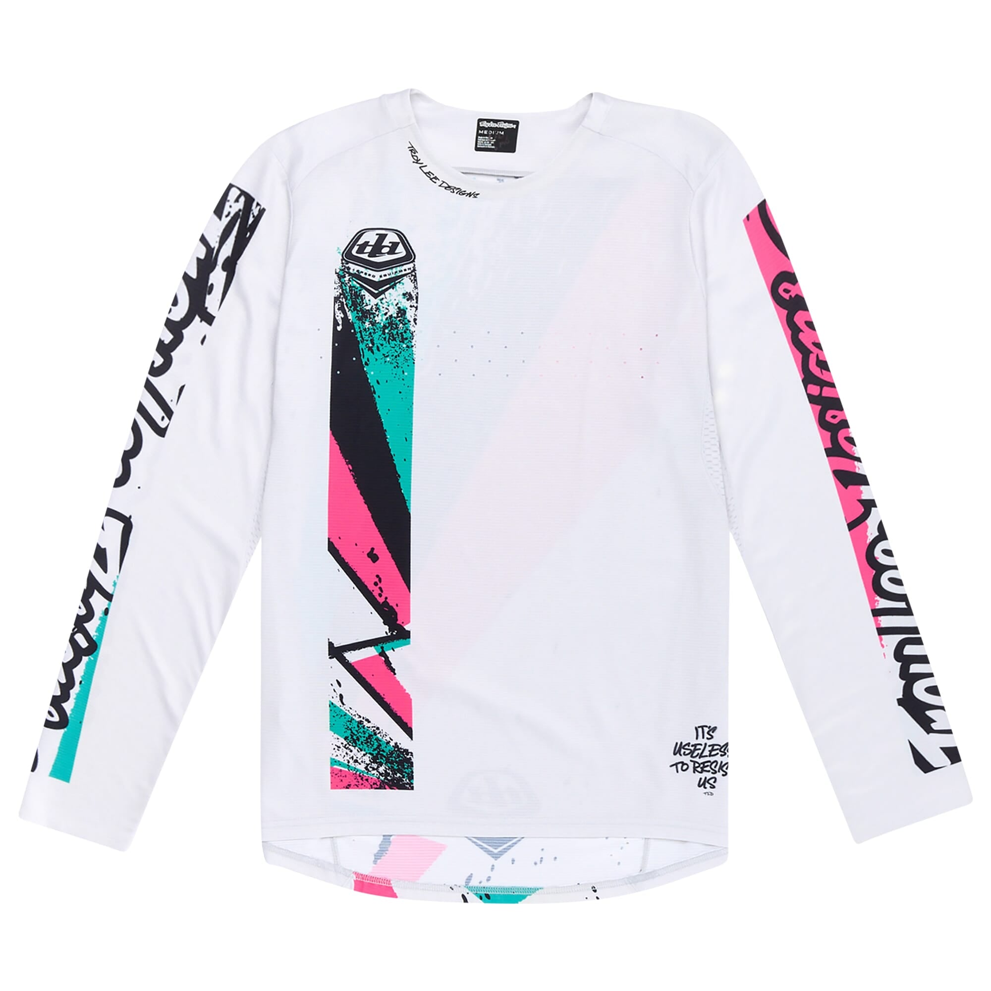 Troy Lee Designs Sprint Jersey Full Pull - Chalk / S