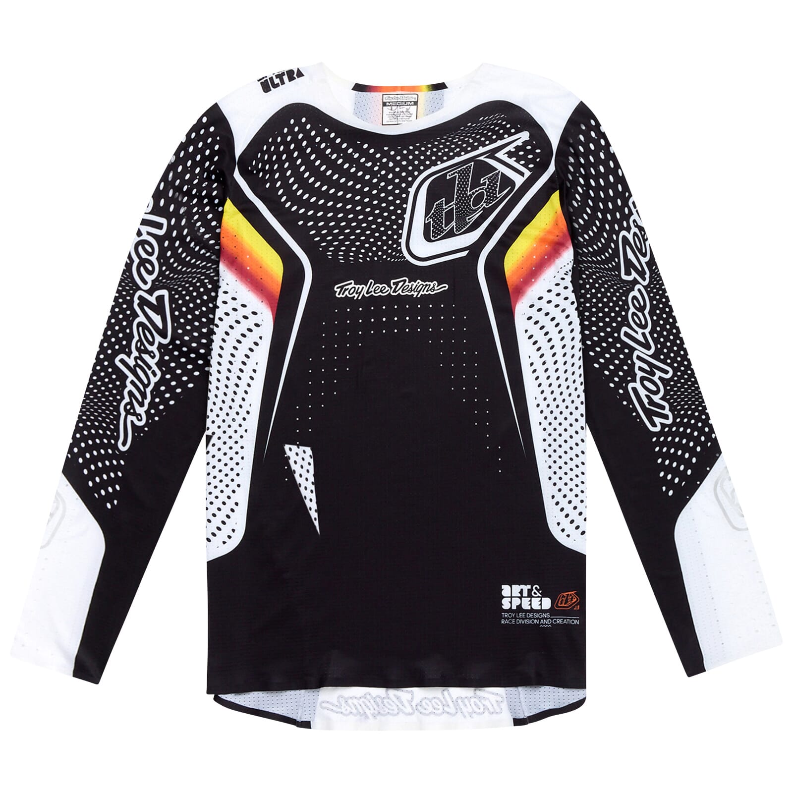 Troy Lee Designs Sprint Ultra Jersey Optic - Black / S