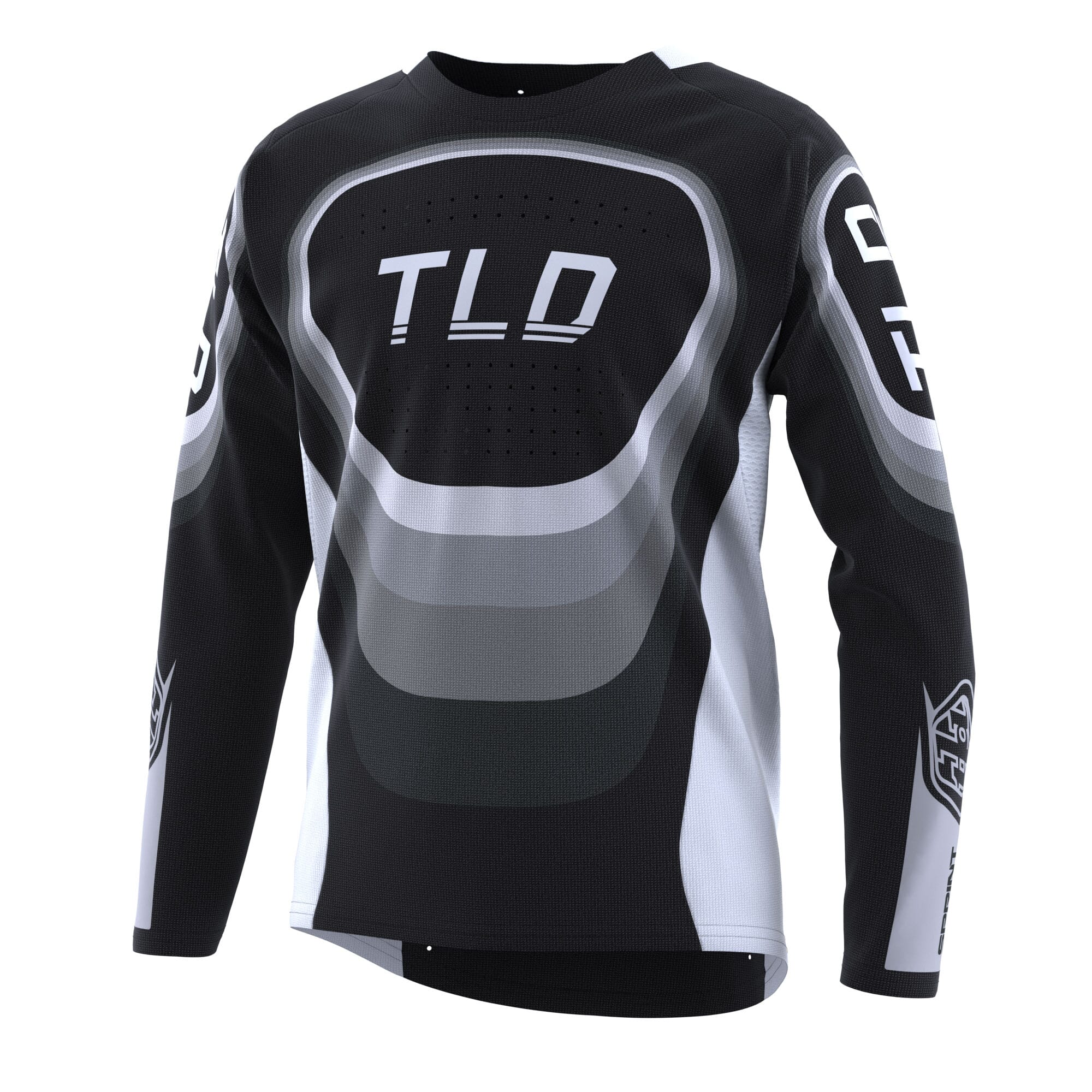 Troy Lee Designs Sprint Youth Jersey Reverb - Black / L