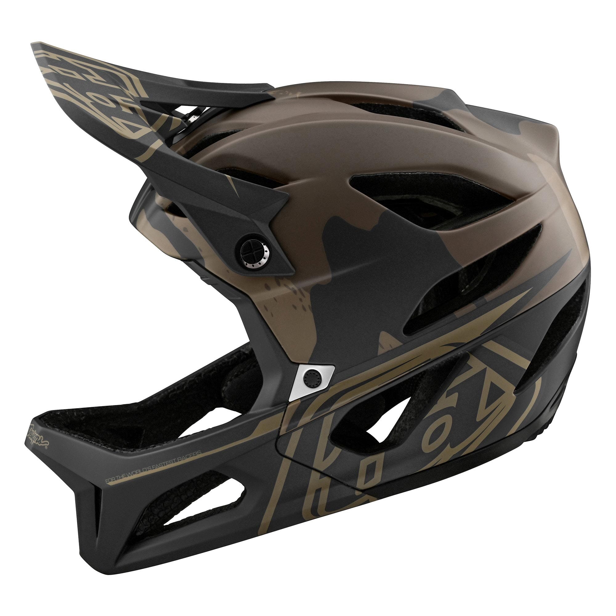 Troy Lee Designs Stage MIPS Helmet Stealth Camo - Olive / M/L