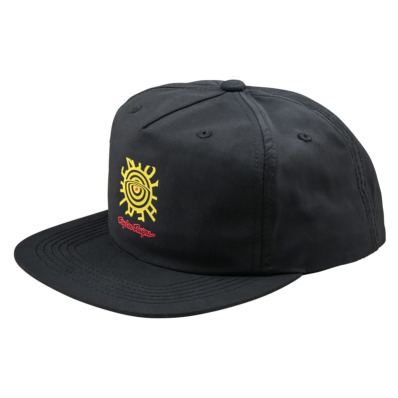 Troy Lee Designs Unstructured Snapback Cap Enjoy - Carbon / One Size