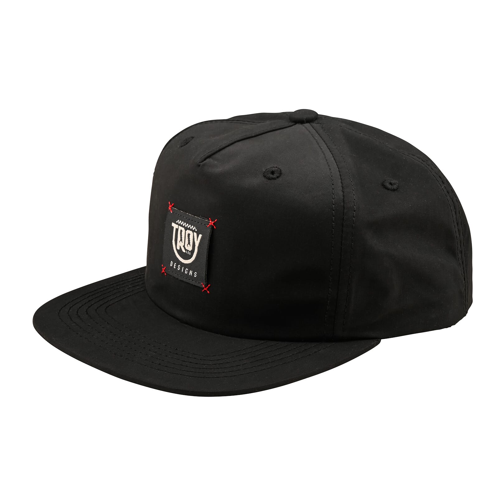 Troy Lee Designs Unstructured Snapback Cap Smiley - Black / One Size