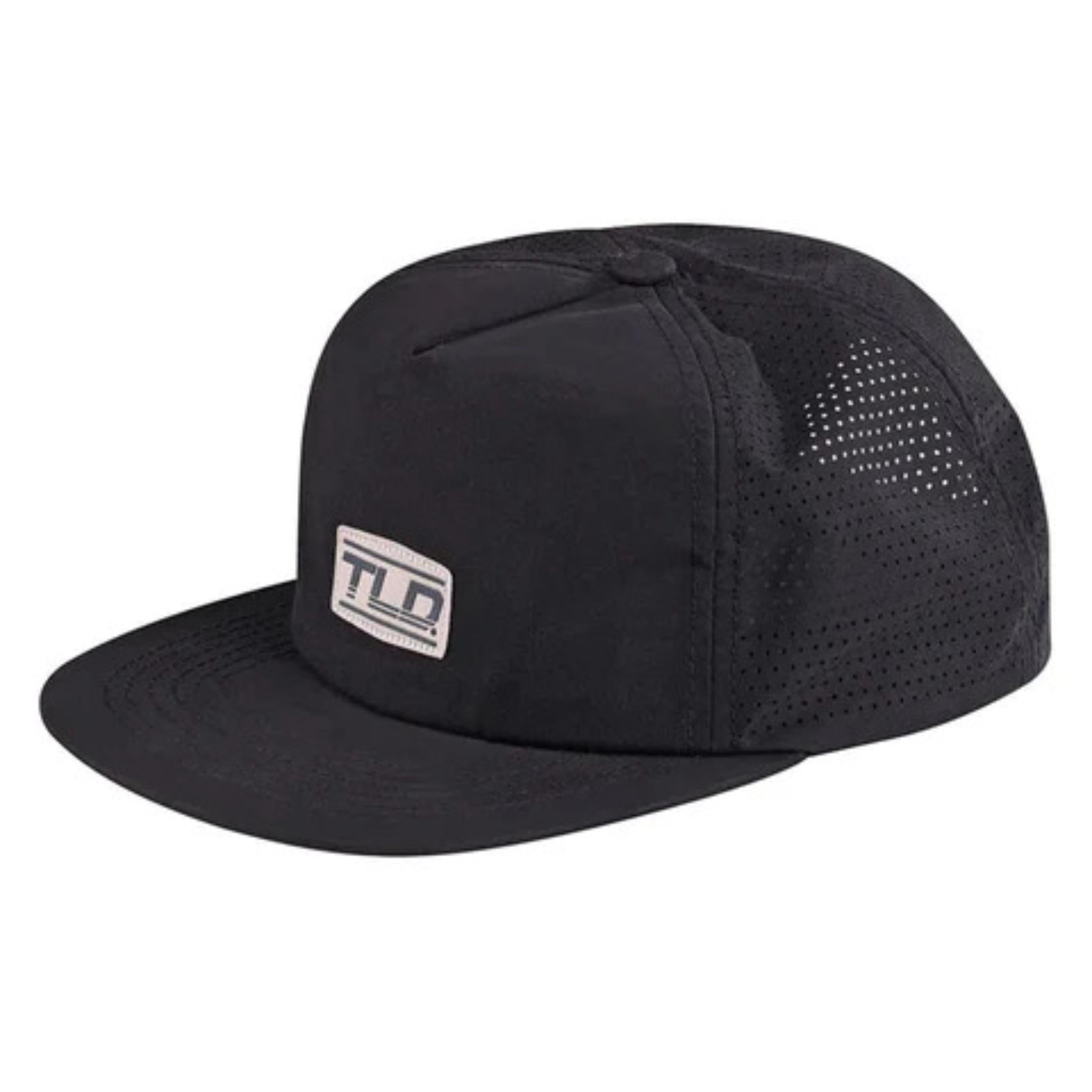 Troy Lee Designs Unstructured Snapback Cap Speed Logo - Carbon / One Size