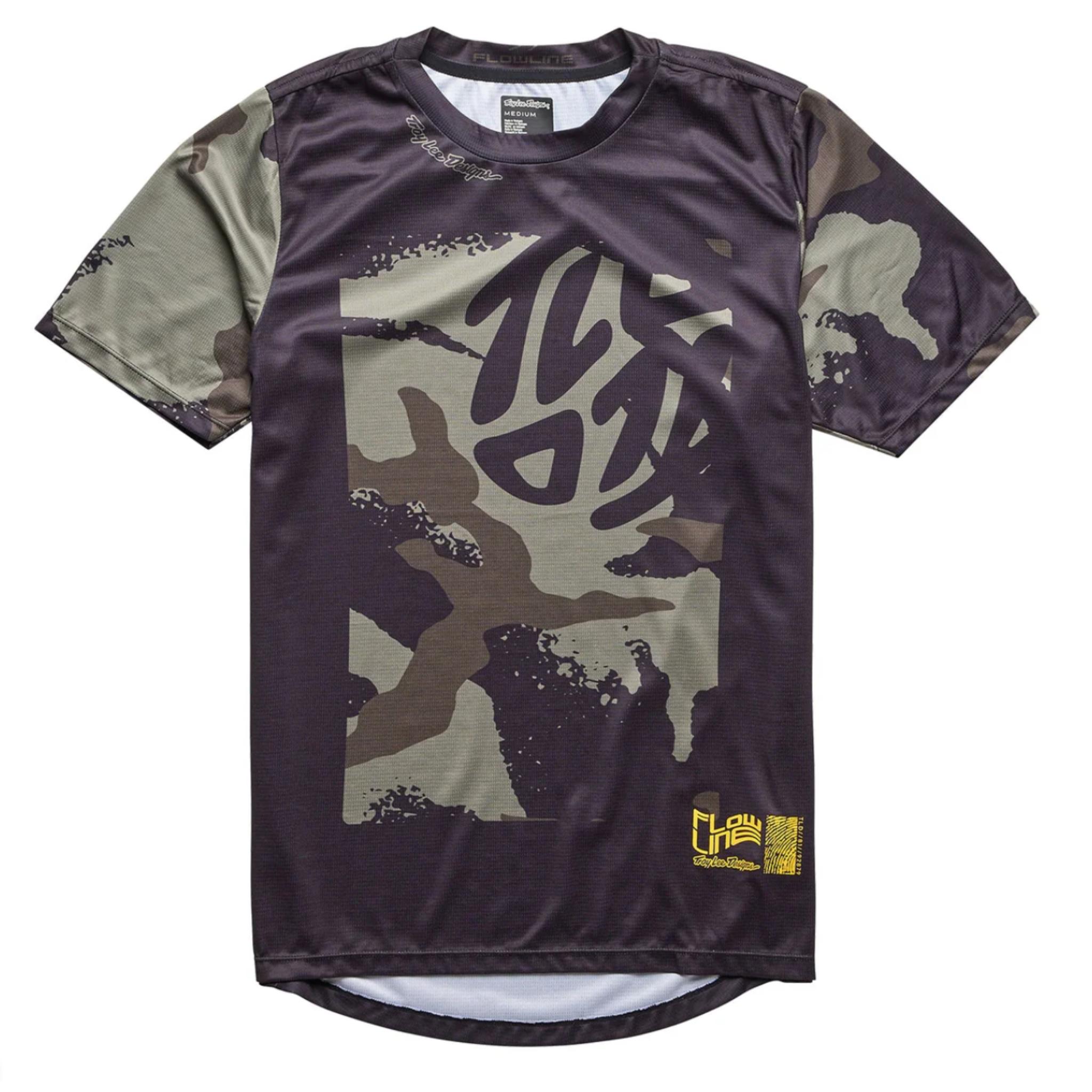 Troy Lee Designs Youth Flowline SS Jersey Confined - Black / L