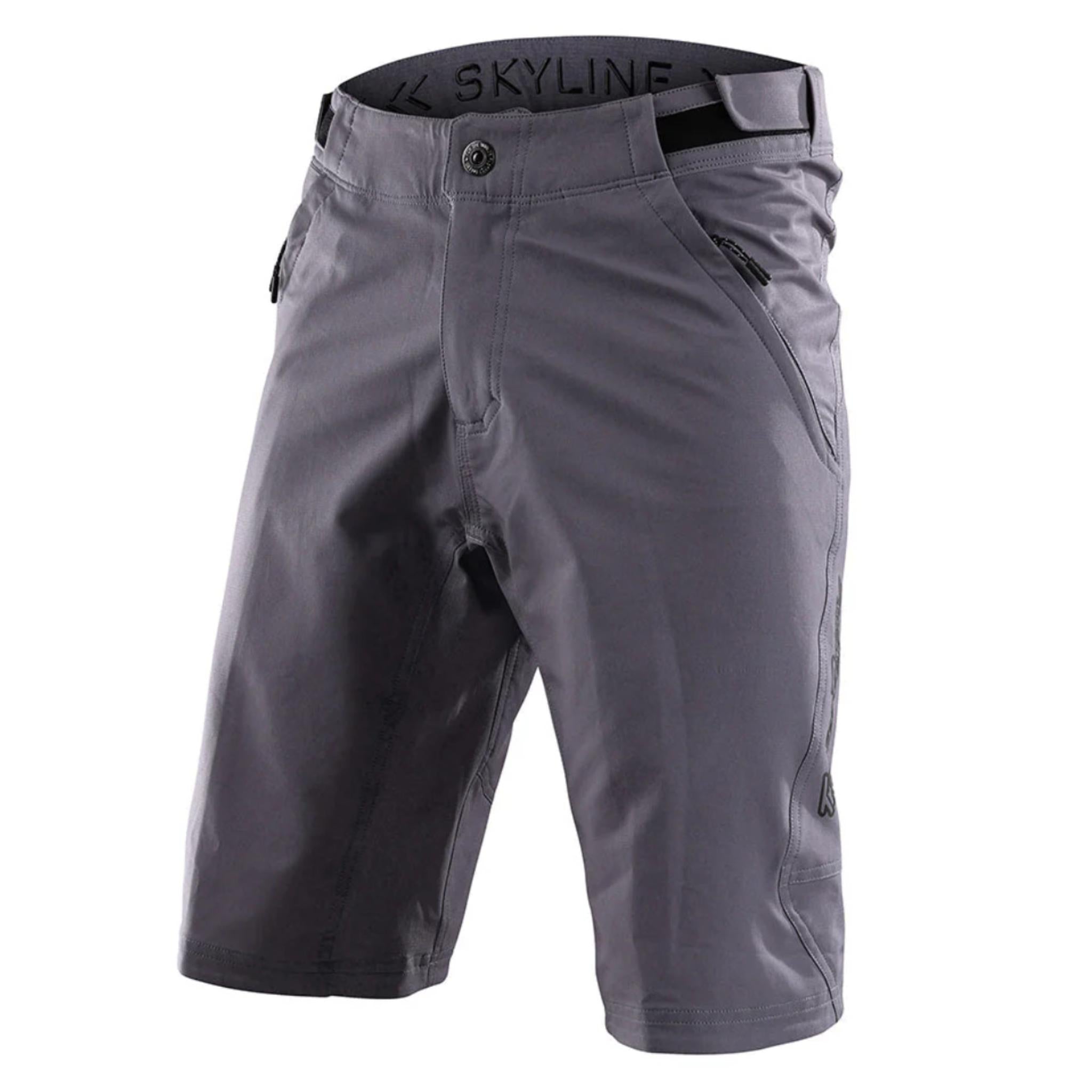 Troy Lee Designs Youth Skyline Shell Shorts Mono - Charcoal / 22
