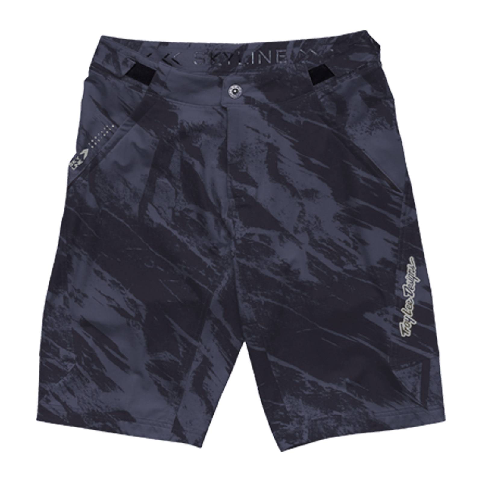 Troy Lee Skyline Shorts with Liner Elemental - Obsidian / 30