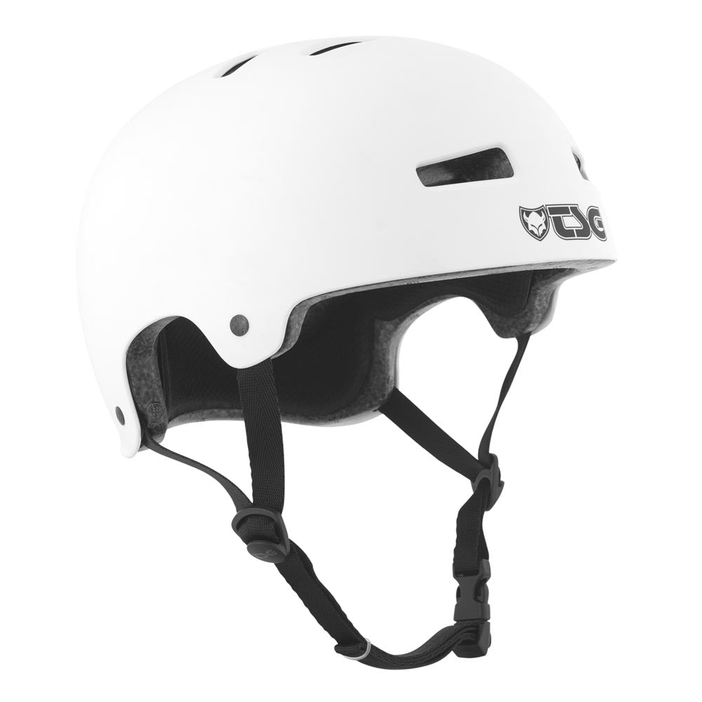 TSG Evolution Helmet Satin White / L/XL