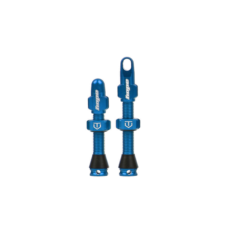 Tubeless Valves 40/60mm Mixed Pair Blue