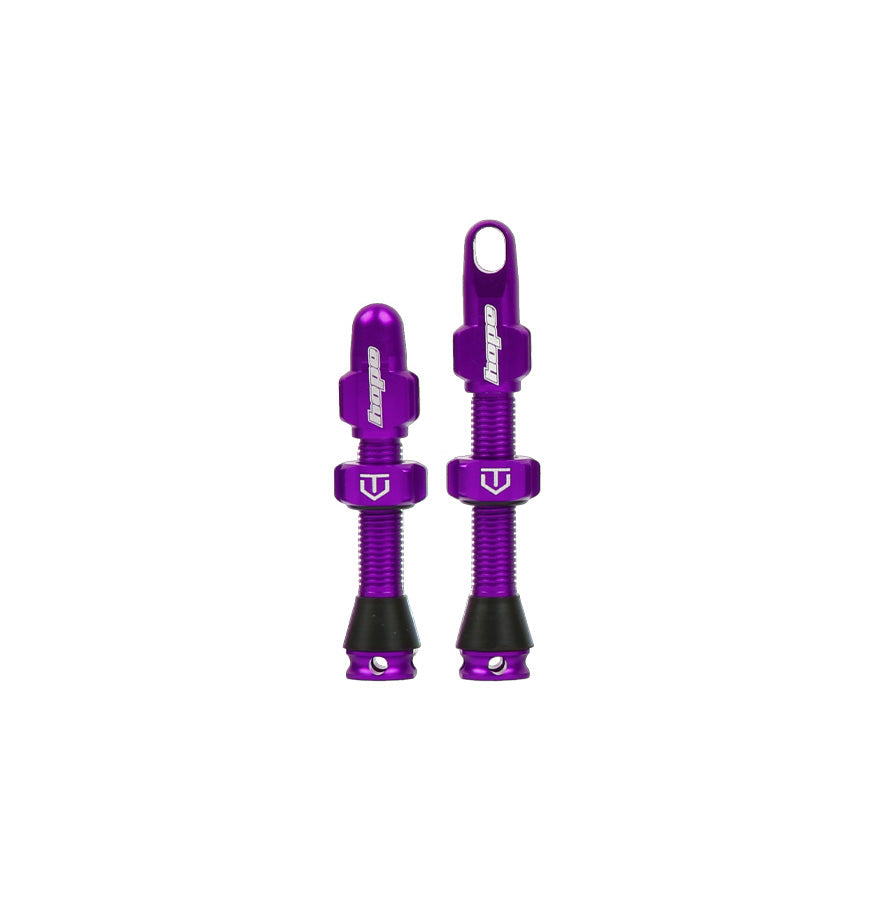 Tubeless Valves 40/60mm Mixed Pair Purple