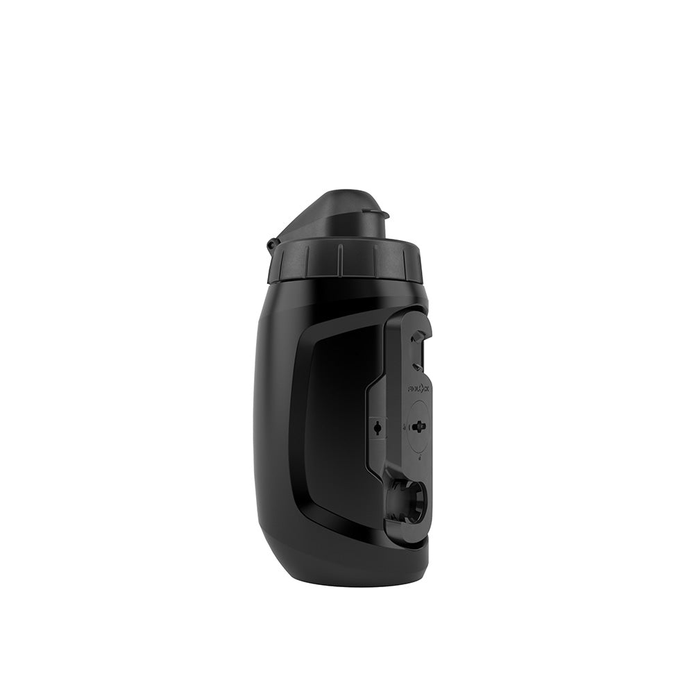 Twist Bottle & Connector Solid Black / 450ml