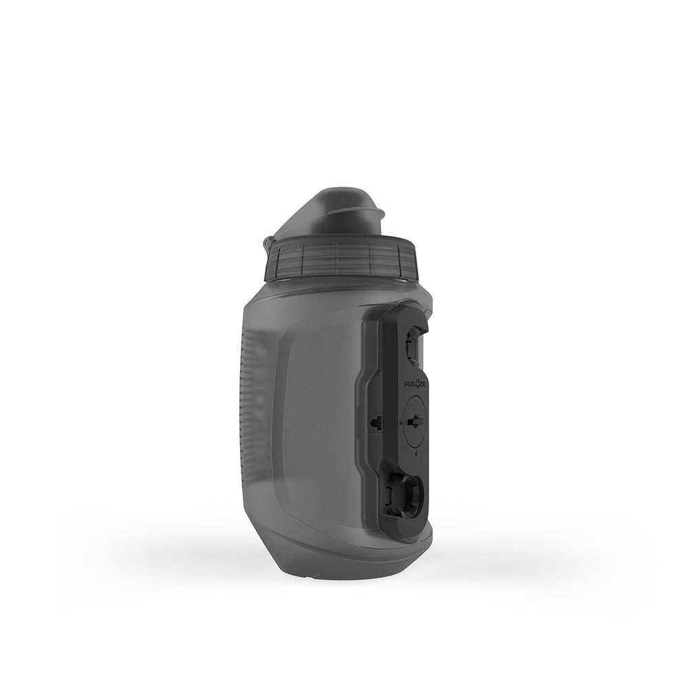 Twist Bottle & Connector Trans Black / 550ml