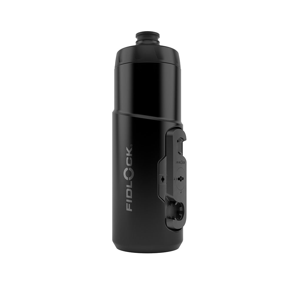 Twist Bottle & Connector Trans Black / 600ml