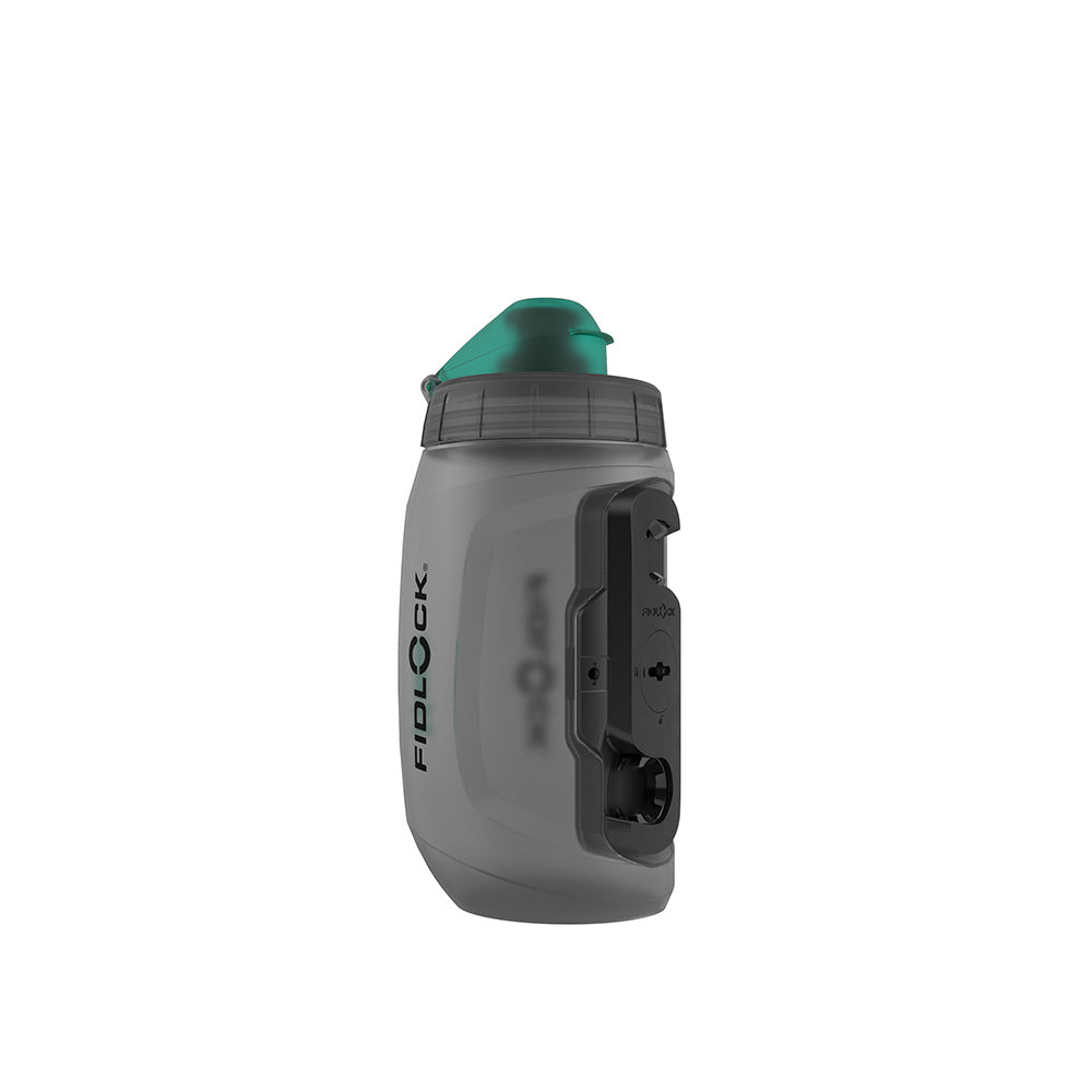 Twist Bottle & Connector Trans Black/Green / 450ml