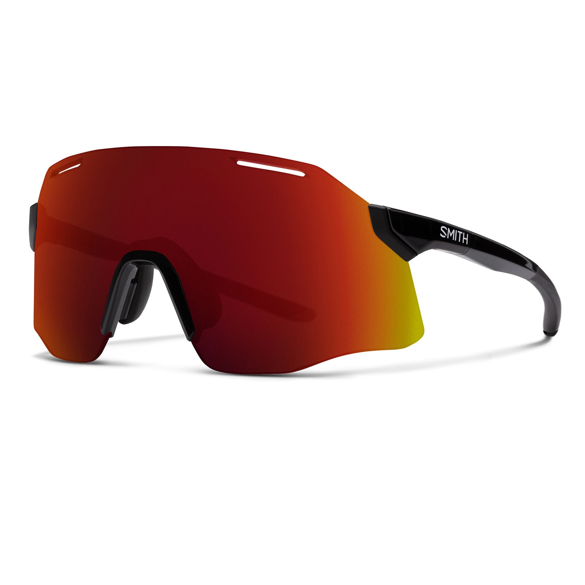 Vert Glasses Black / ChromaPop Red Mirror