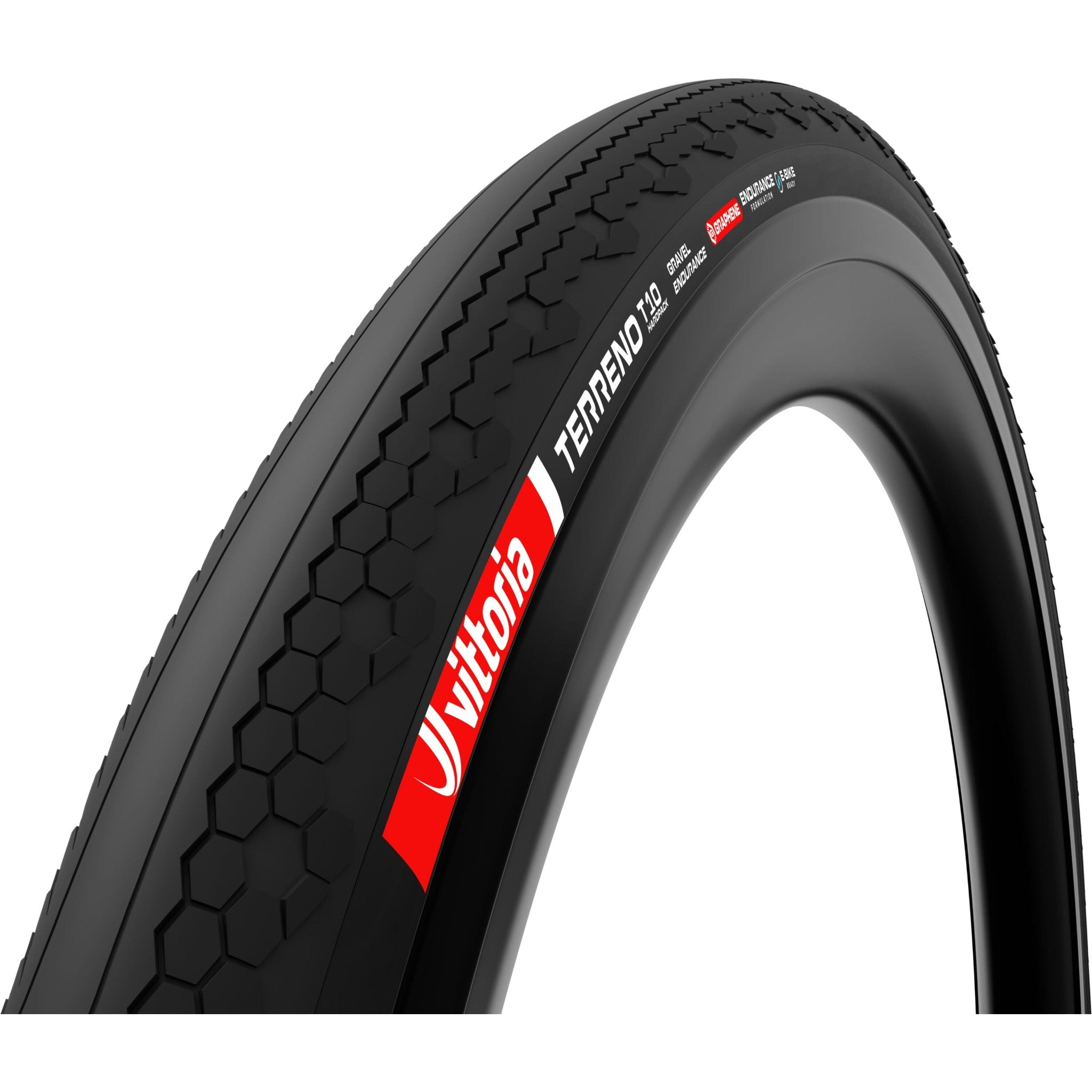 Vittoria Terreno T10 Hardpack Gravel G2.0 Tyre Black / 700 x 37c