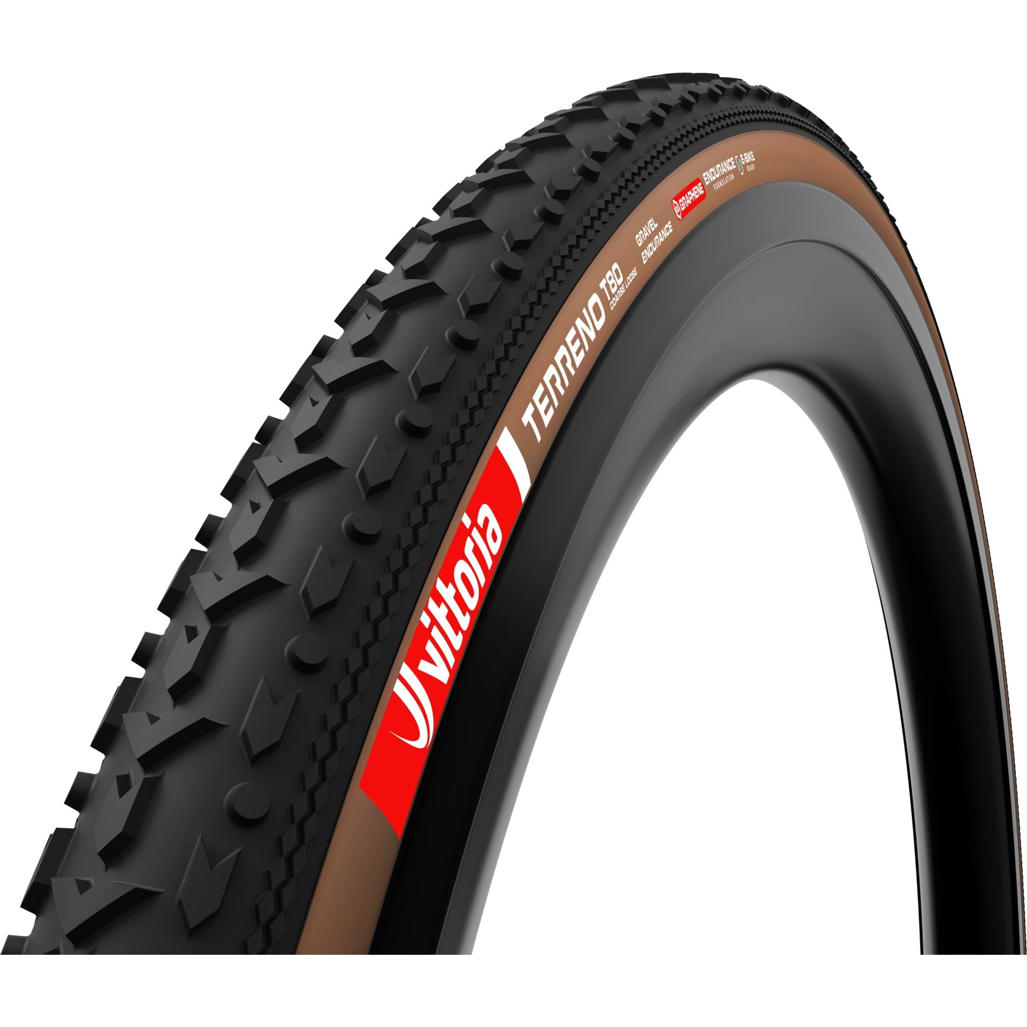 Vittoria Terreno T80 Coarse Loose Gravel G2.0 Tyre Brown / 700 x 40c