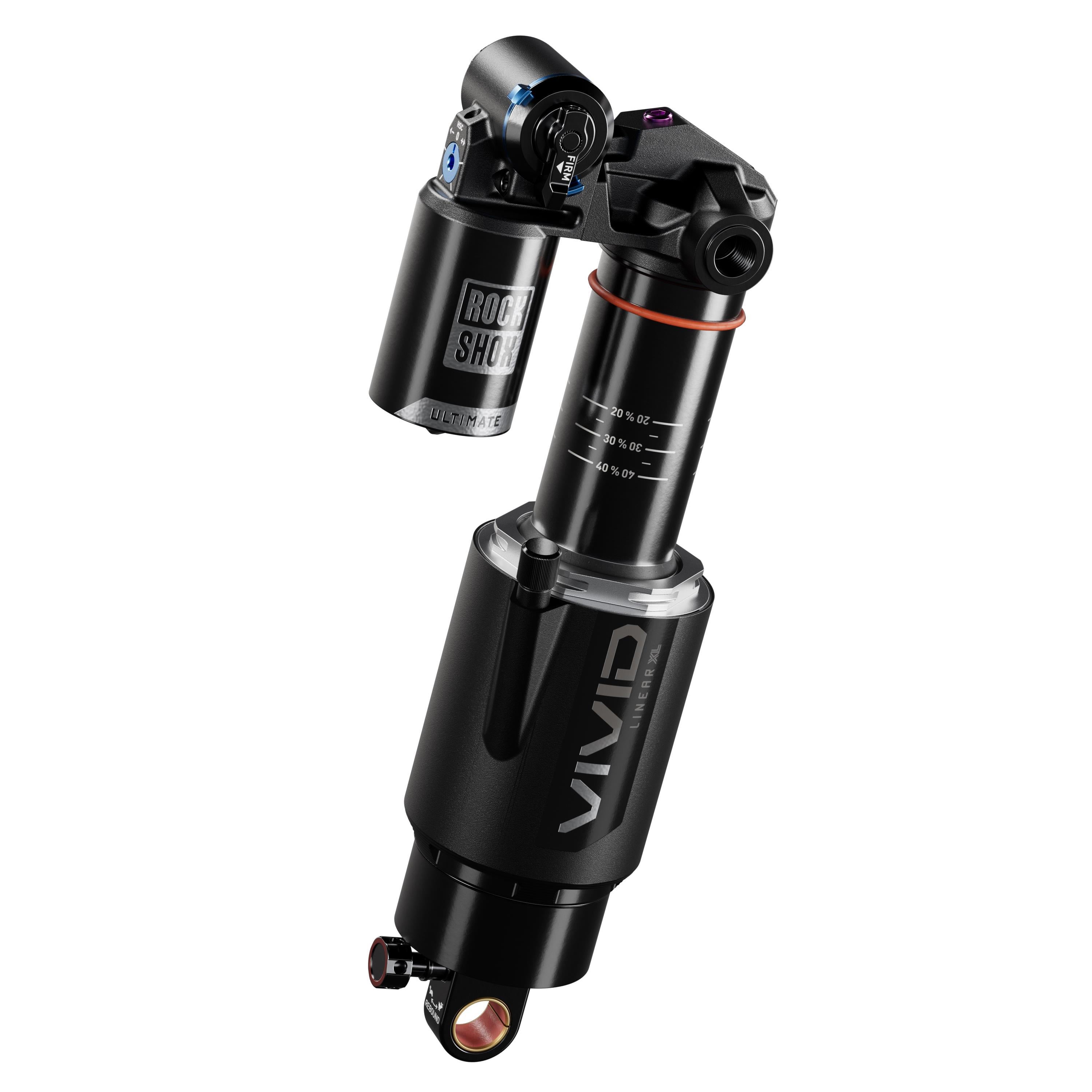 Vivid Ultimate RC2T D1 Rear Shock 2027 205 x 65 / Trunnion / Transition Repeater 2022+