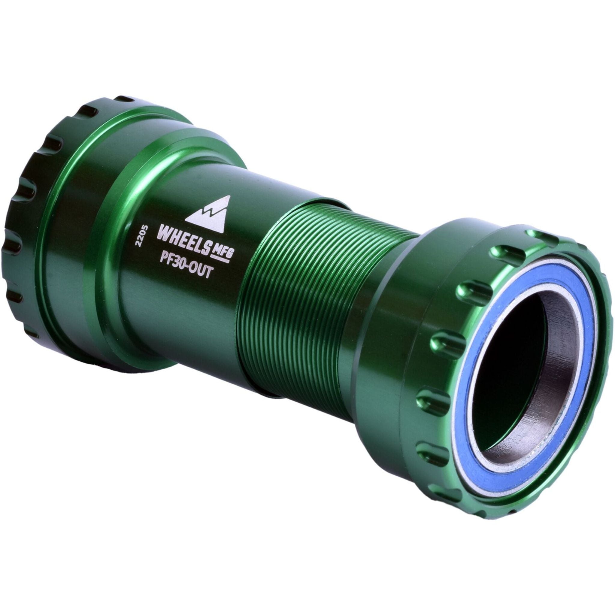 Wheels Manufacturing PF30 Threaded ABEC-3 Bottom Bracket for 30mm Cranks Green / 30 mm