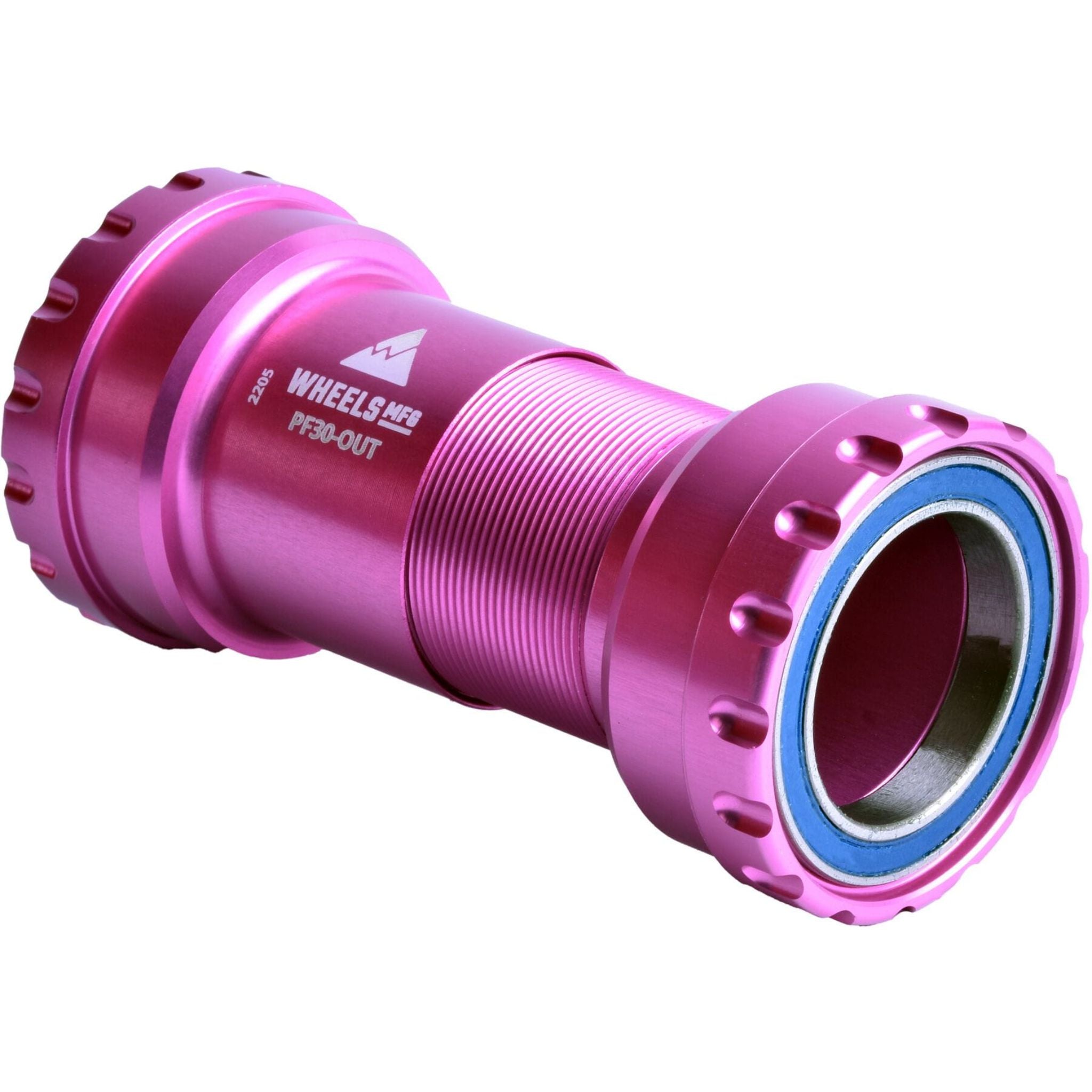 Wheels Manufacturing PF30 Threaded ABEC-3 Bottom Bracket for 30mm Cranks Pink / 30 mm