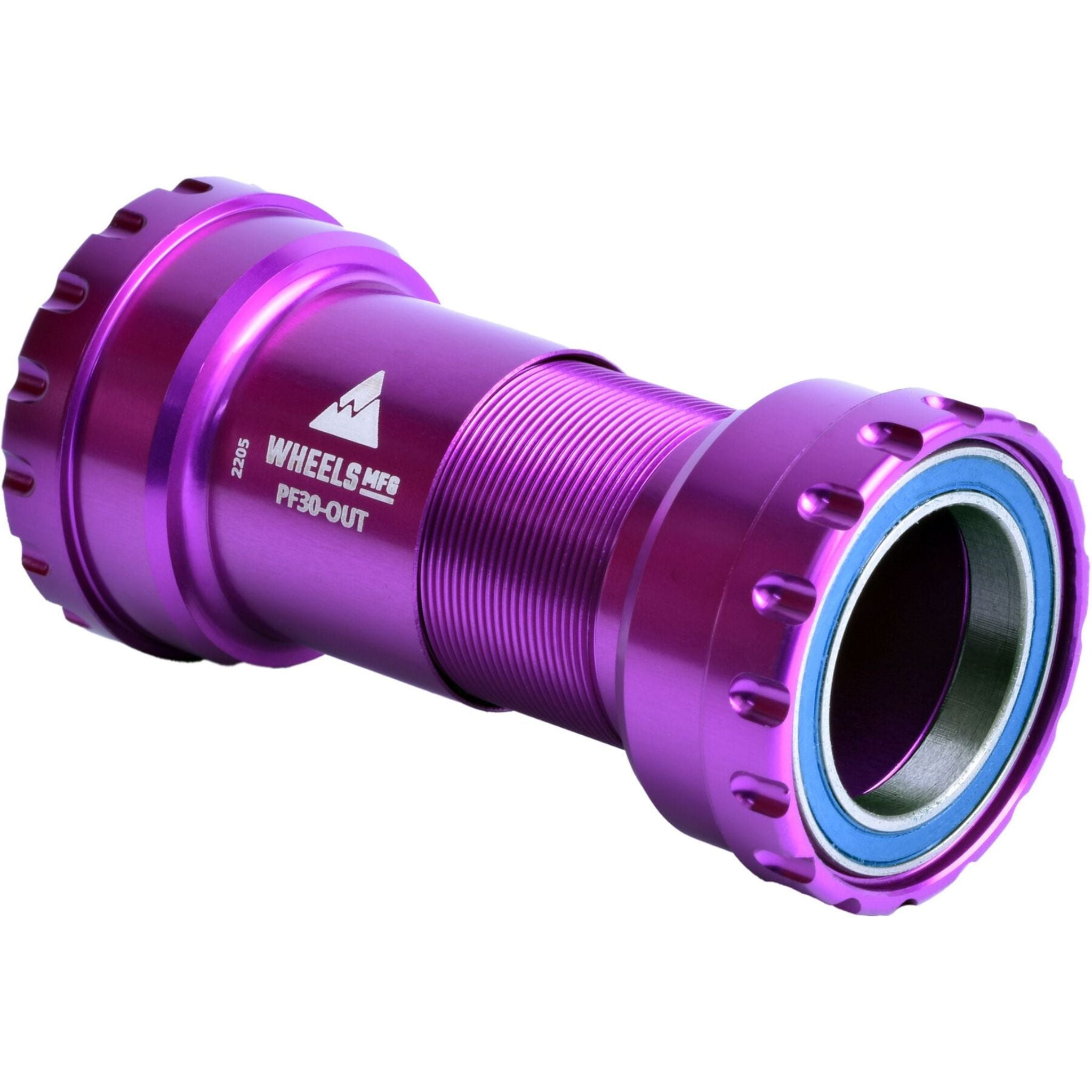 Wheels Manufacturing PF30 Threaded ABEC-3 Bottom Bracket for 30mm Cranks Purple / 30 mm