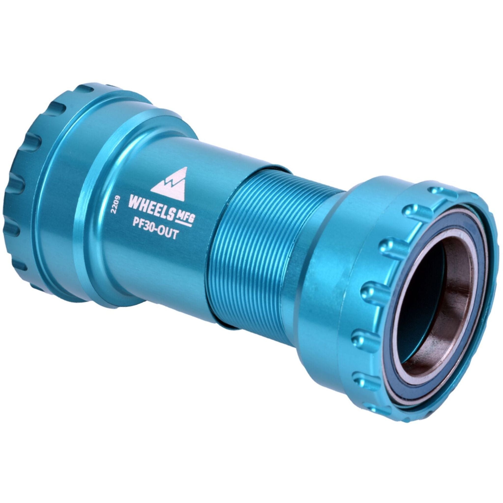 Wheels Manufacturing PF30 Threaded ABEC-3 Bottom Bracket for 30mm Cranks Teal / 30 mm