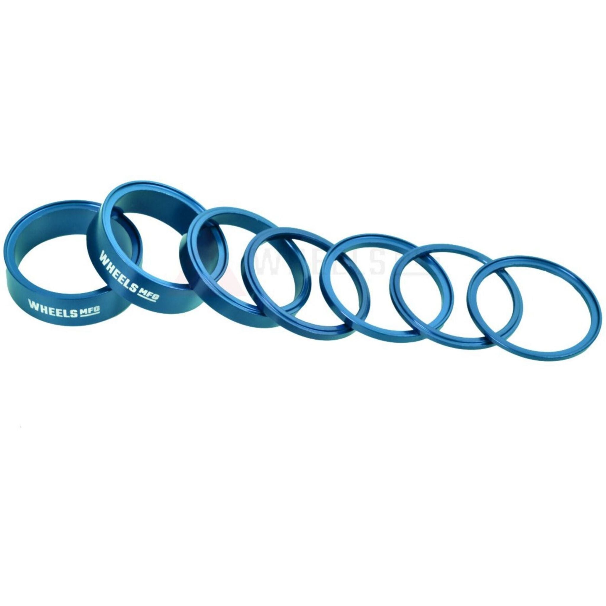 Wheels Manufacturing StackRight Headset Spacer Kit Teal / One size