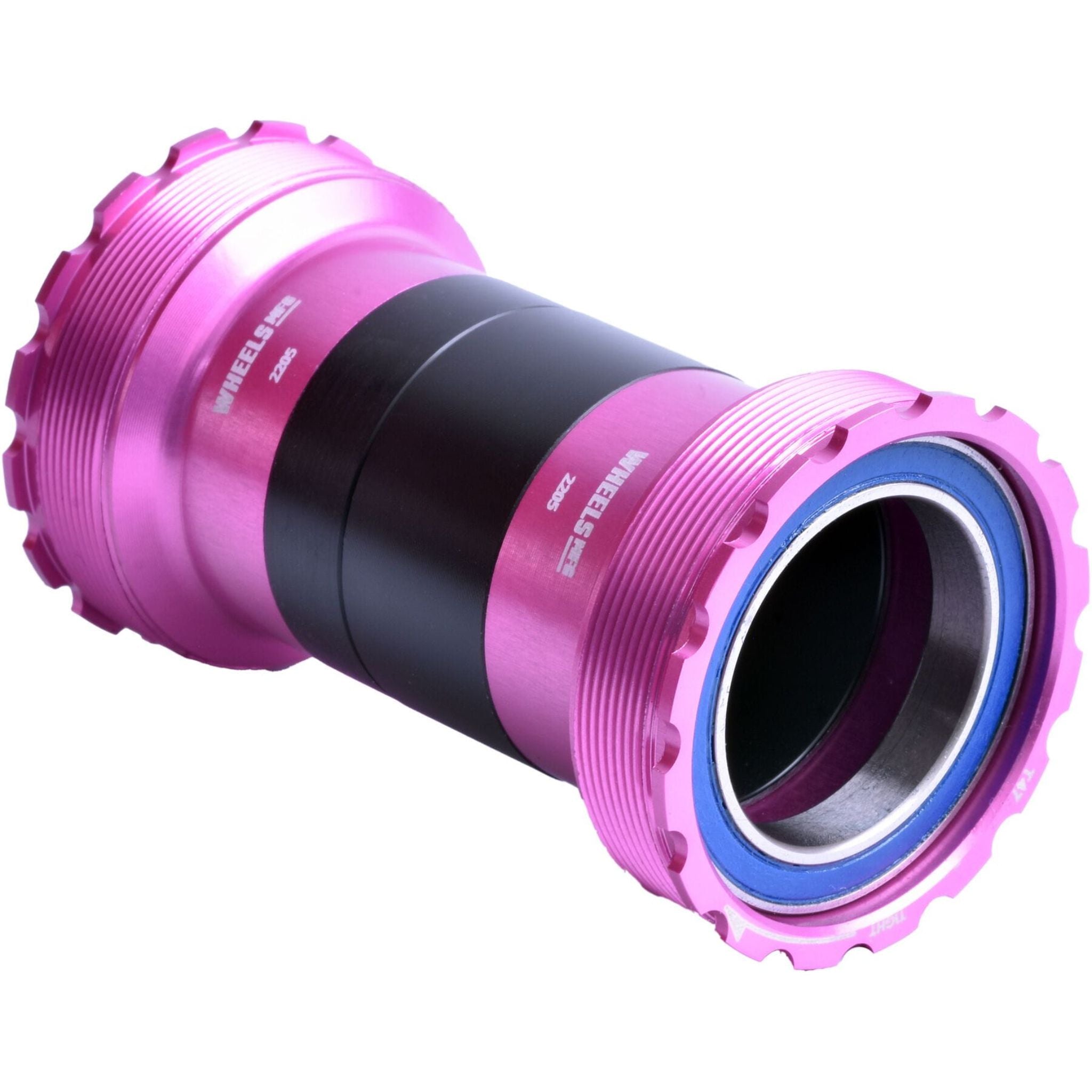 Wheels Manufacturing T47 Inboard Angular Contact Bottom Bracket For 30mm Cranks Pink / 30 mm