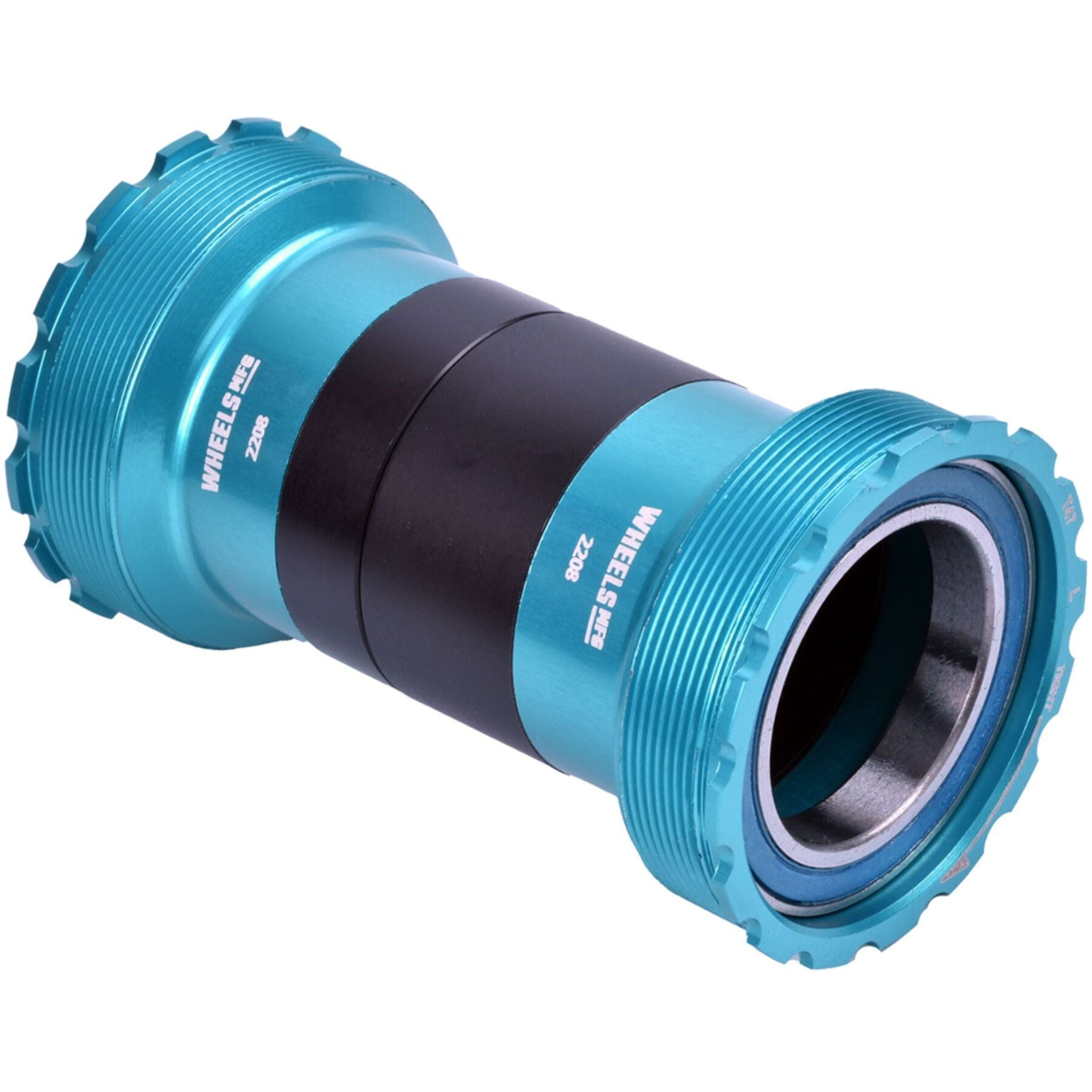 Wheels Manufacturing T47 Inboard Angular Contact Bottom Bracket For 30mm Cranks Teal / 30 mm