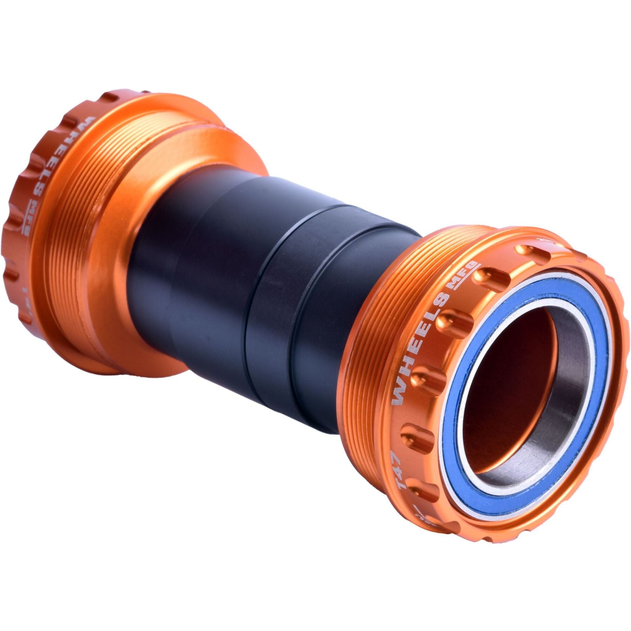 Wheels Manufacturing T47 Outboard Angular Contact Bottom Bracket For 30mm Cranks Orange / 30 mm